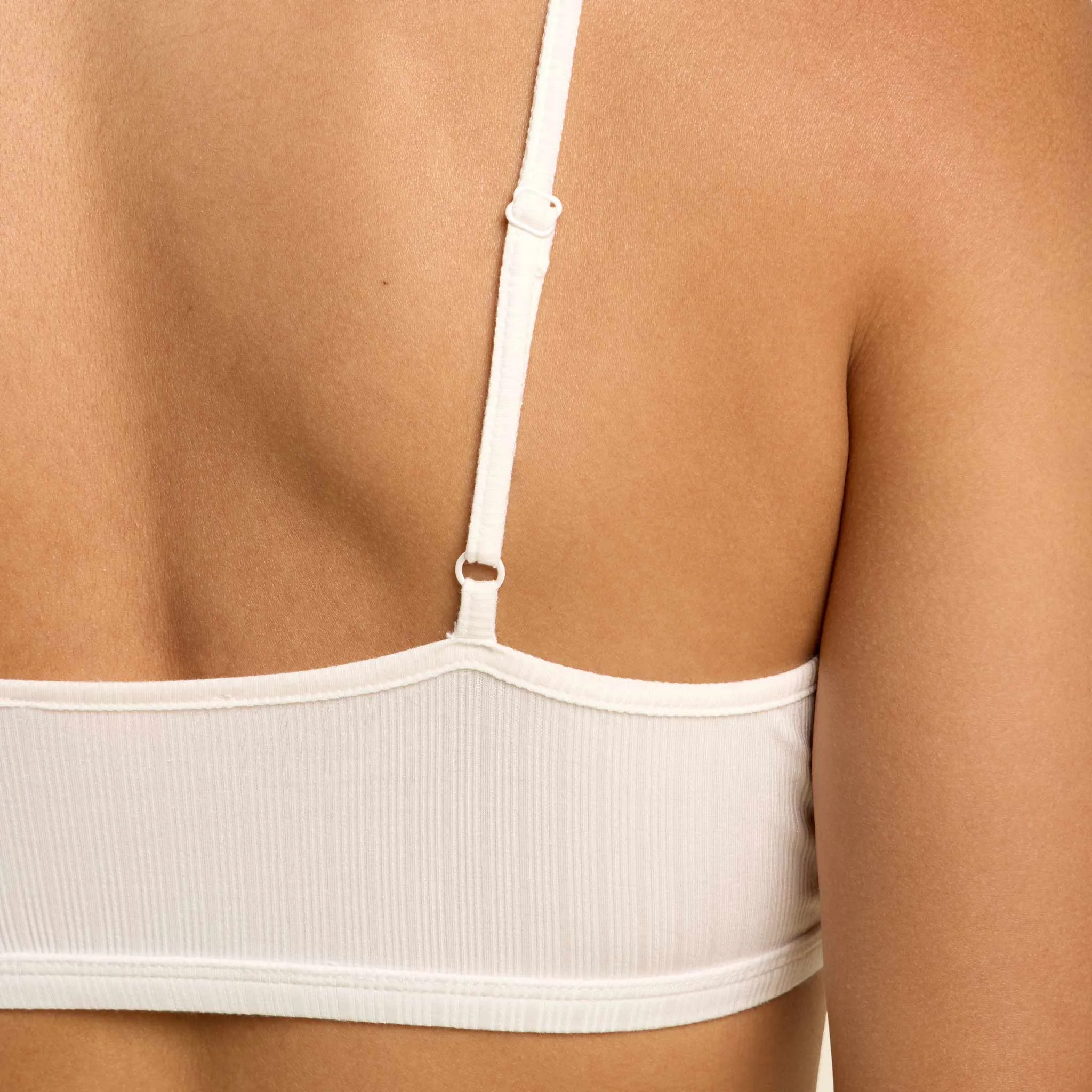 Mini Rib Bralette | Pearl sold by nuuds product image thumbnail 5