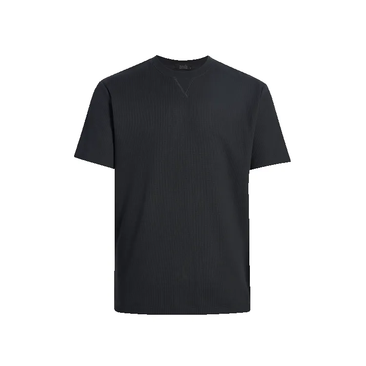 Waffle T-Shirt | Black sold by nuuds product image thumbnail 5