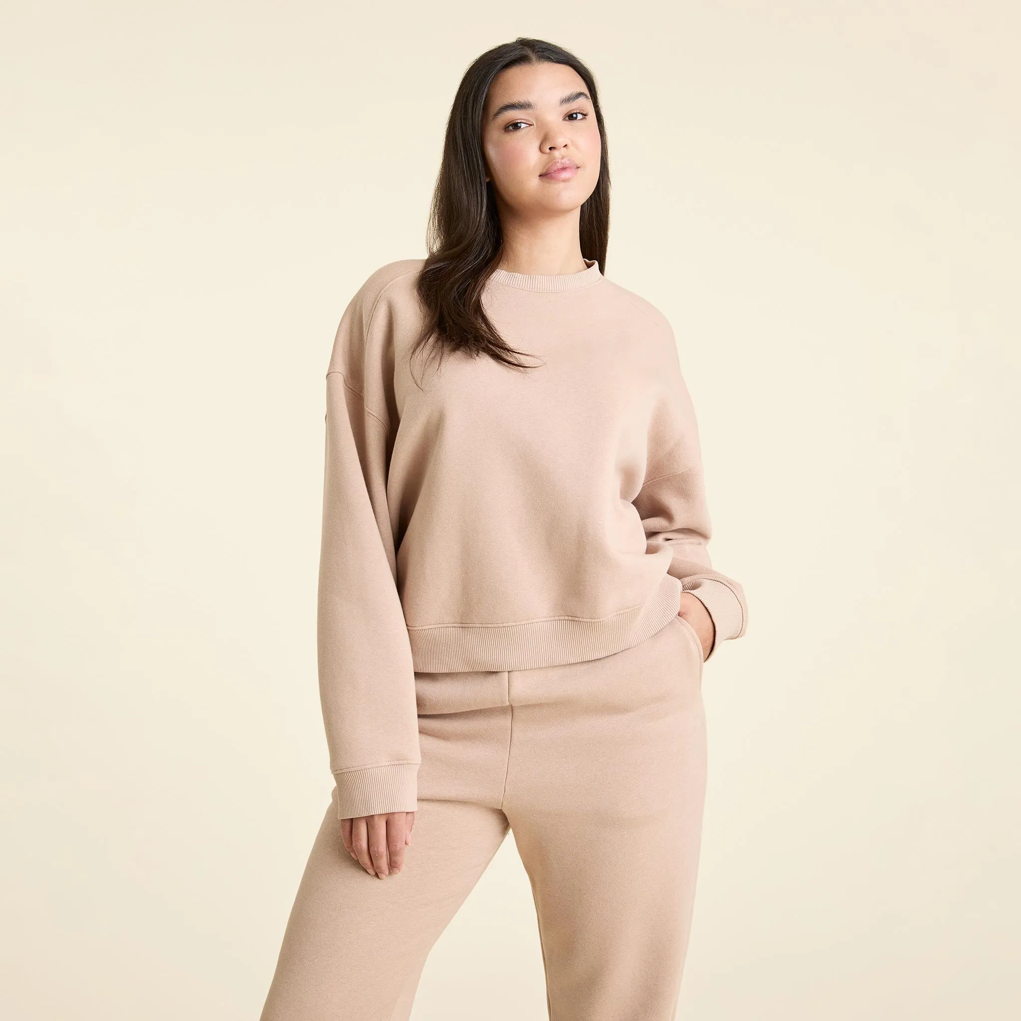 Classic Crewneck Sweatshirt | Sand sold by nuuds