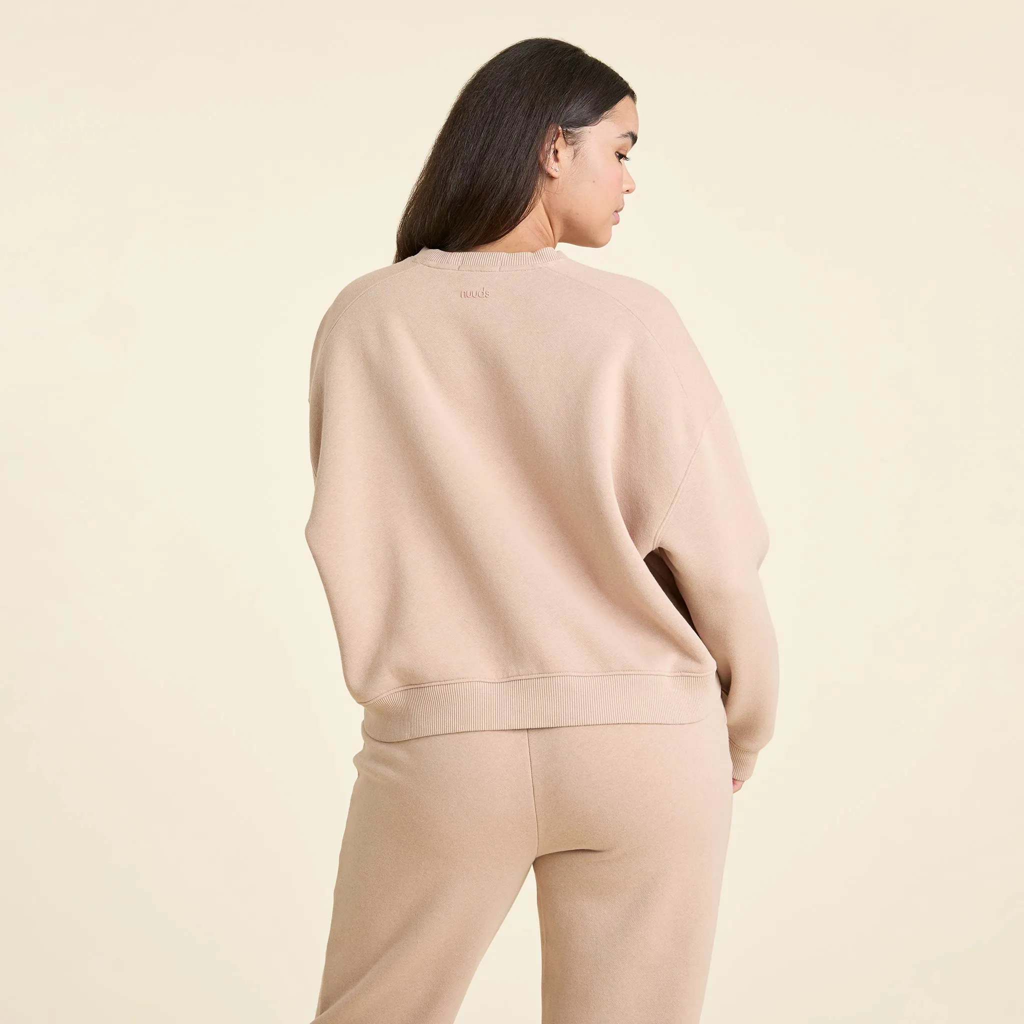 Classic Crewneck Sweatshirt | Sand sold by nuuds product image thumbnail 4