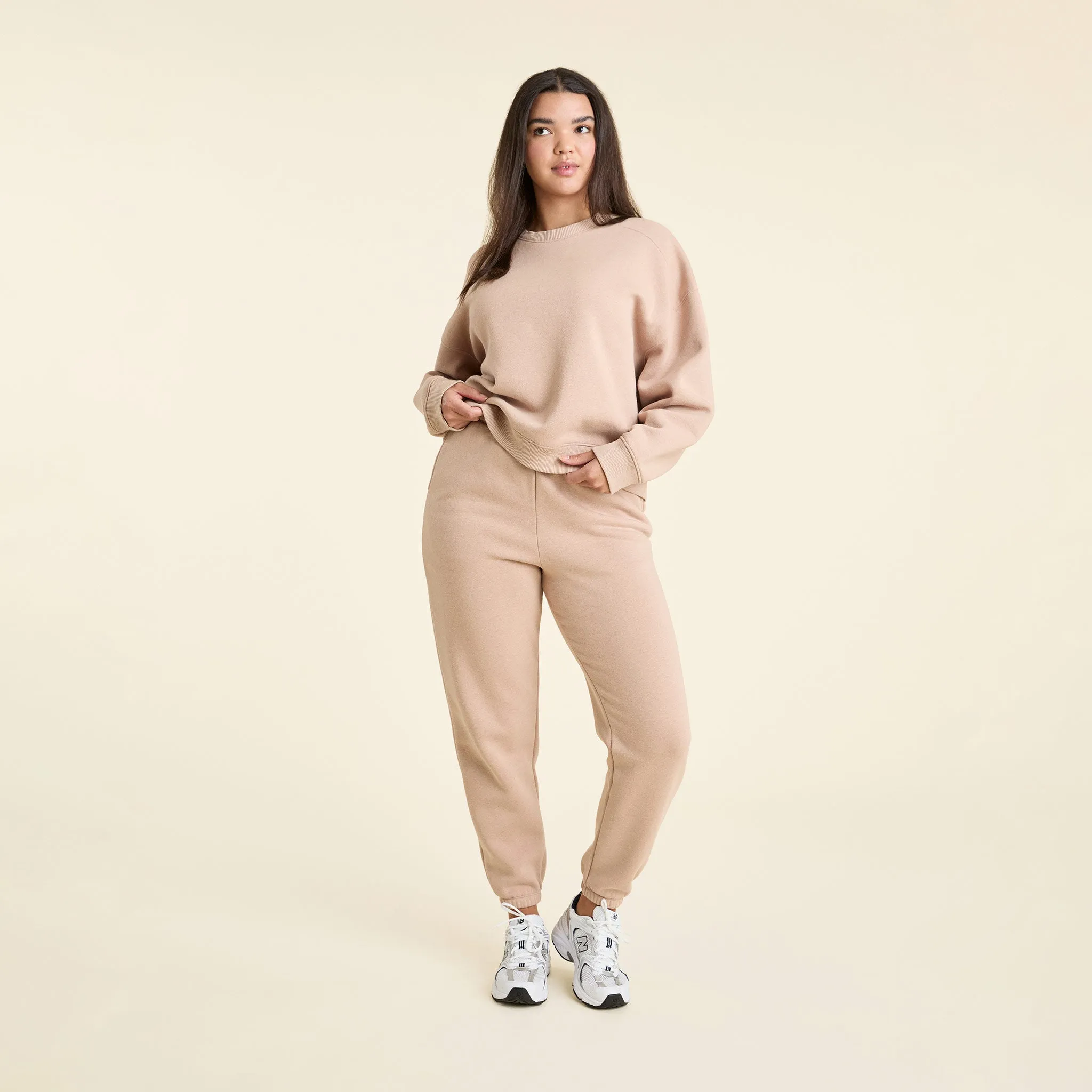 Classic Crewneck Sweatshirt | Sand sold by nuuds product image thumbnail 2