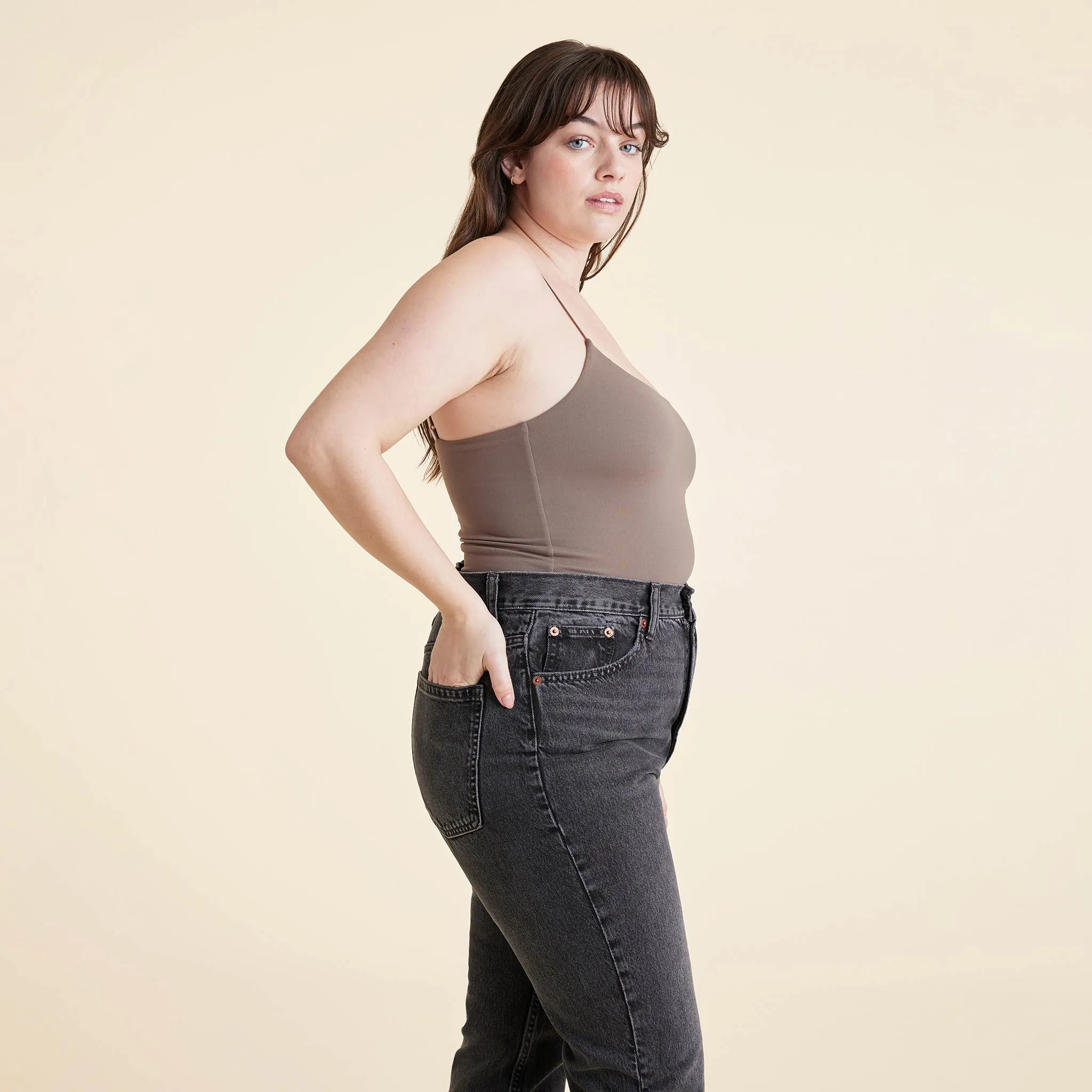 Cami Bodysuit | Mocha sold by nuuds product image thumbnail 3