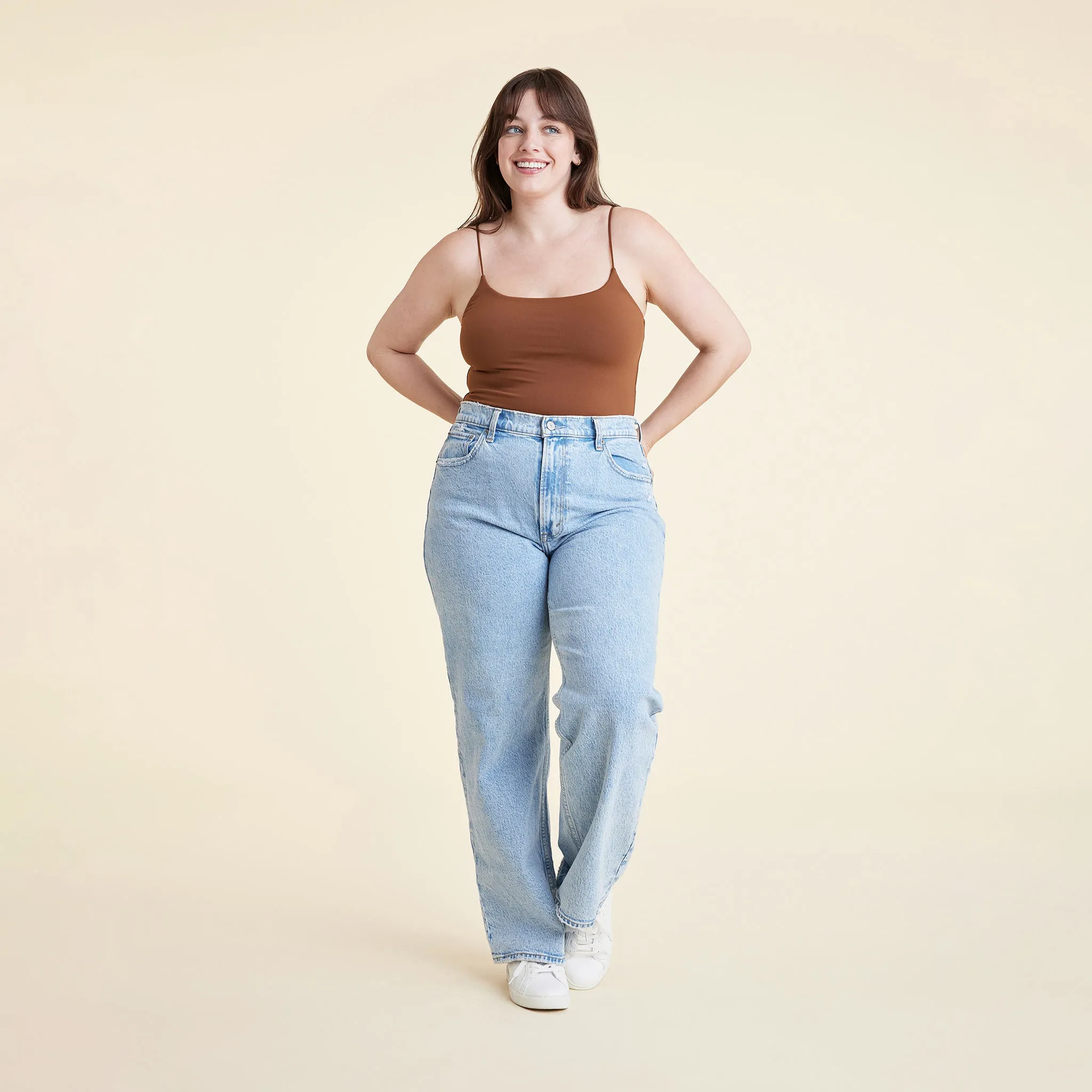 Cami Bodysuit | Chocolate sold by nuuds product image thumbnail 2