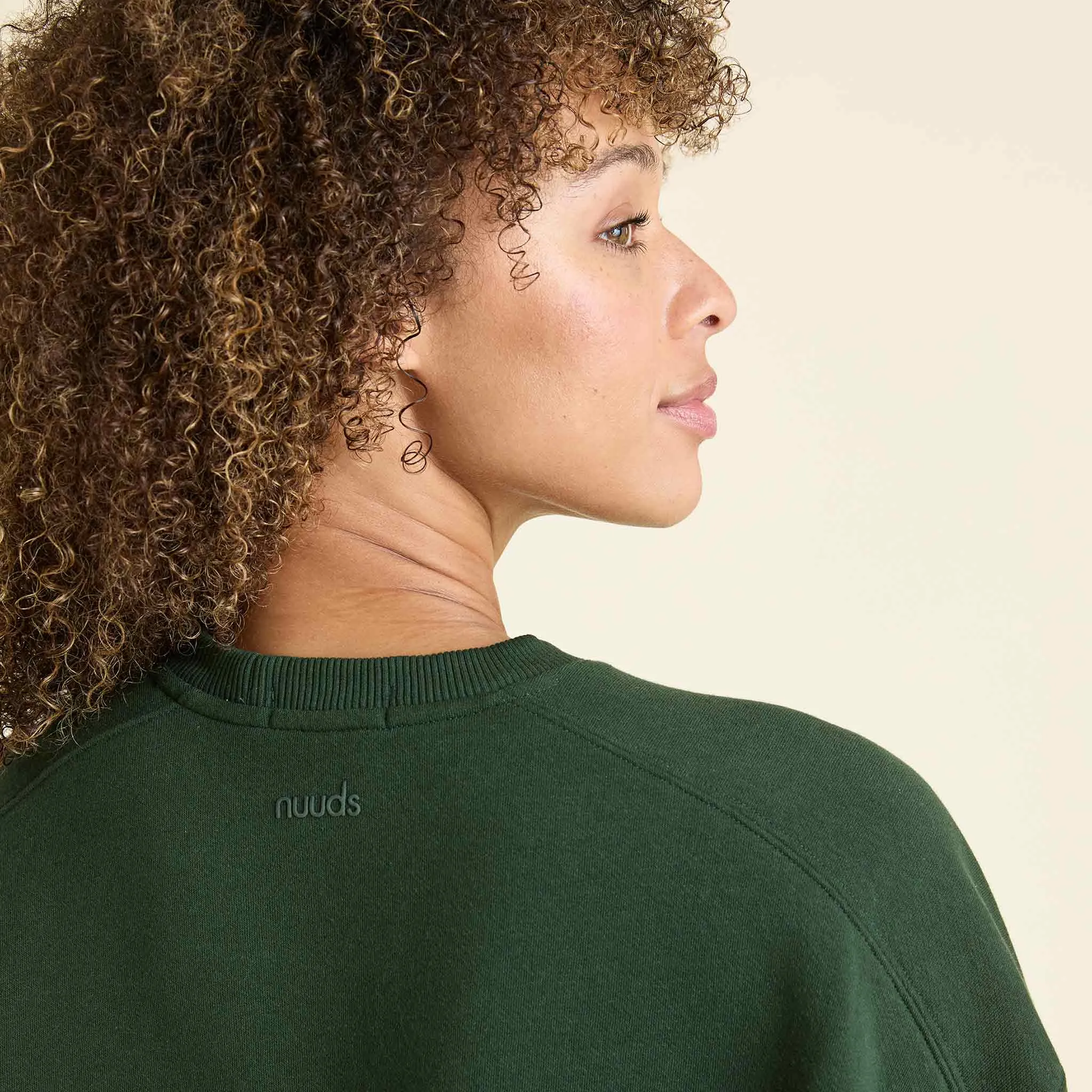 Classic Crewneck Sweatshirt | Evergreen sold by nuuds product image thumbnail 5