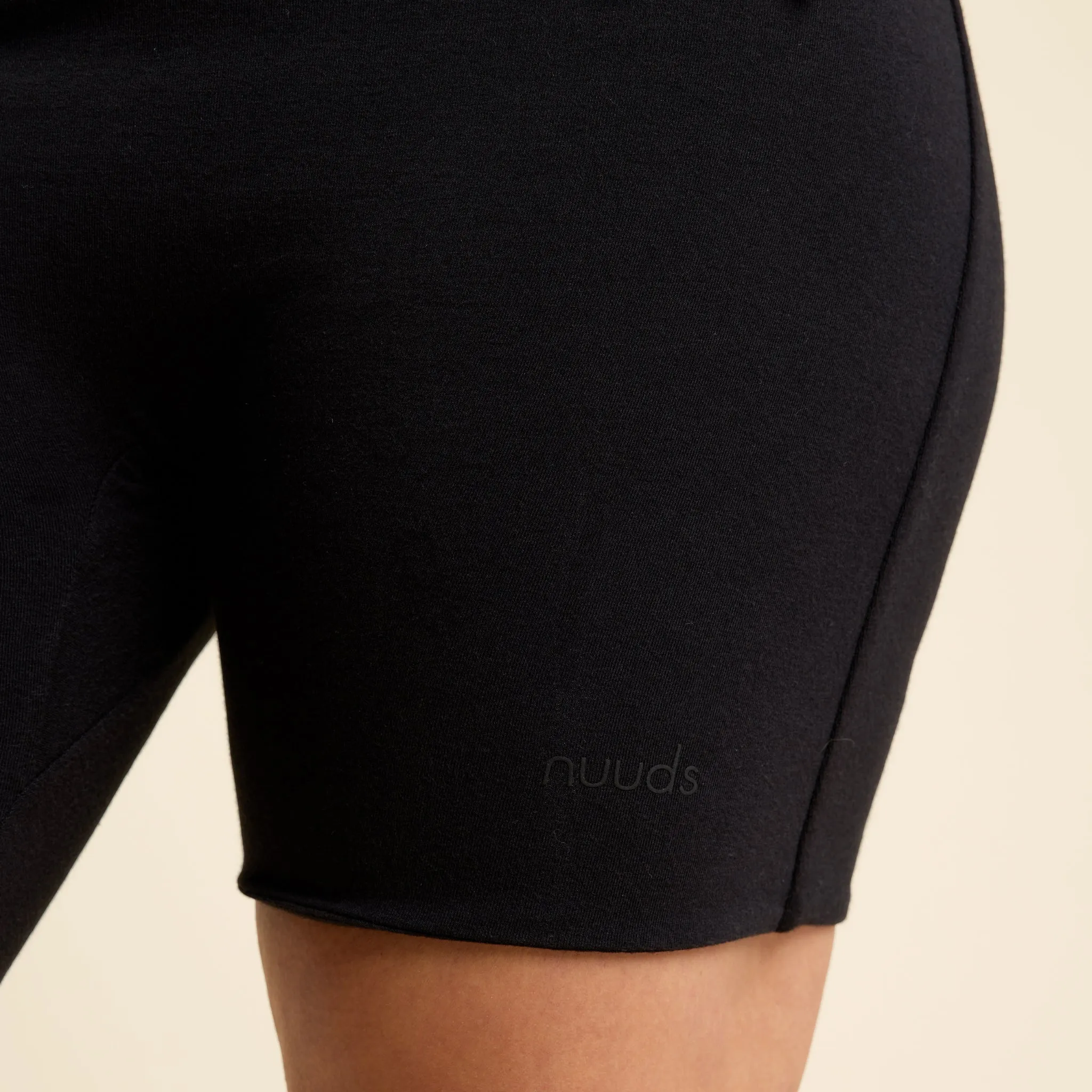 Cotton Stretch The Romper | Black sold by nuuds product image thumbnail 5