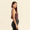 Square Neck Tank Bodysuit | Coffee sold by nuuds