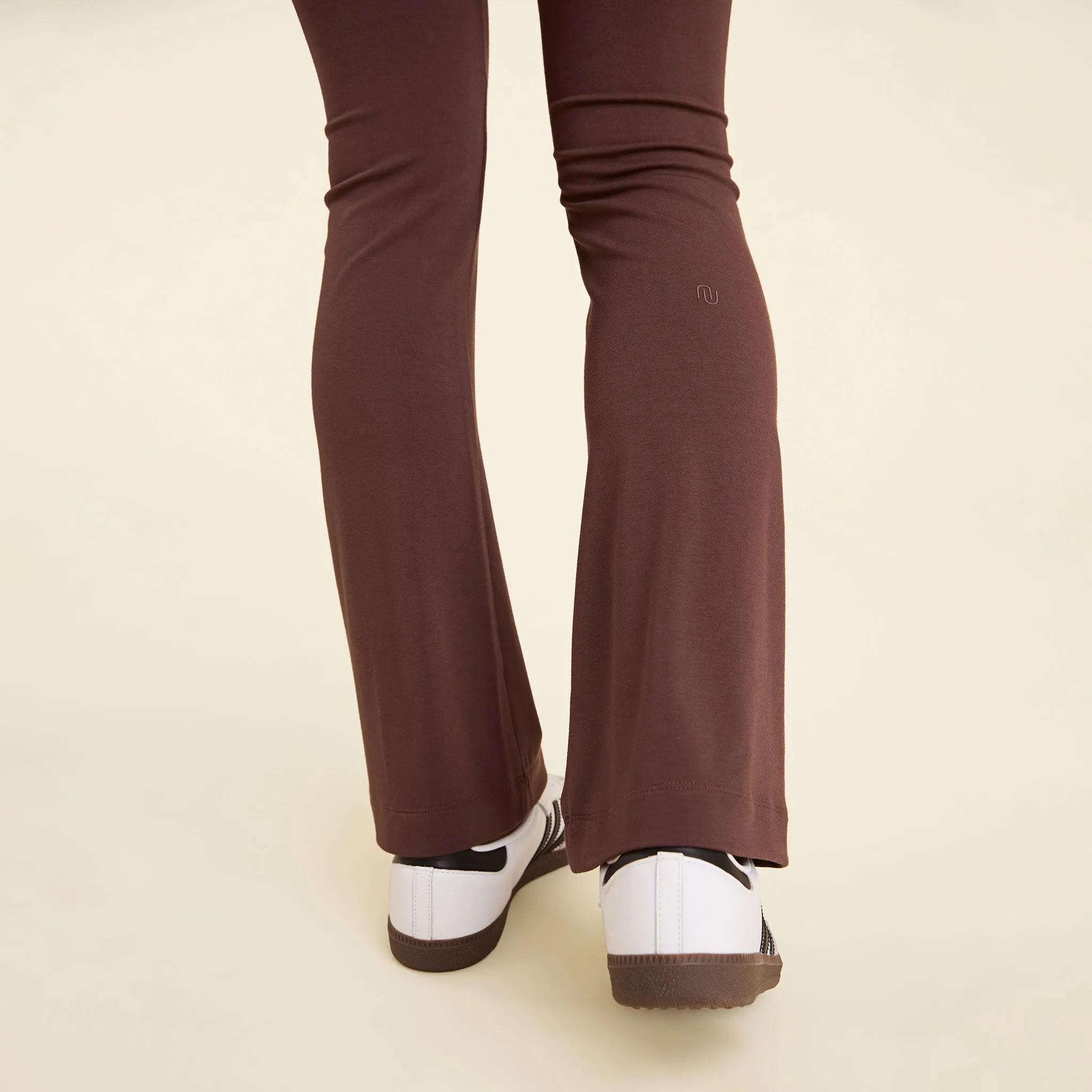 SwiftStretch Fold Over Legging | Coffee sold by nuuds product image thumbnail 5