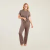 Ribbed Pajama Set | Mocha sold by nuuds