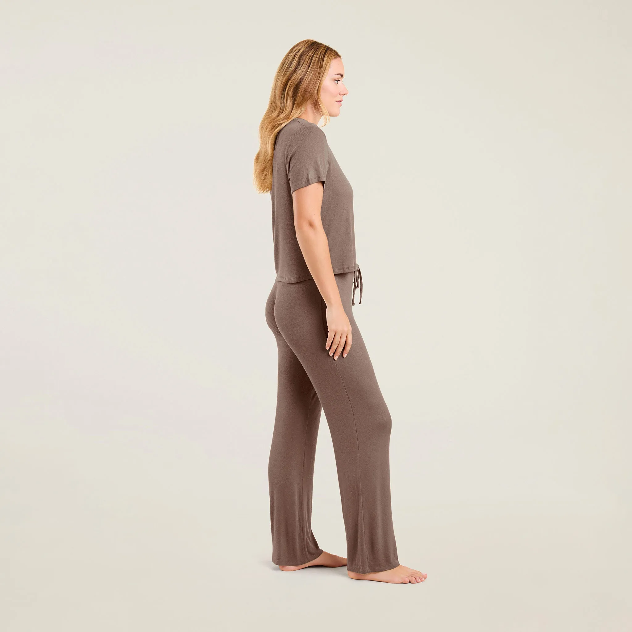 Ribbed Pajama Set | Mocha sold by nuuds product image thumbnail 3