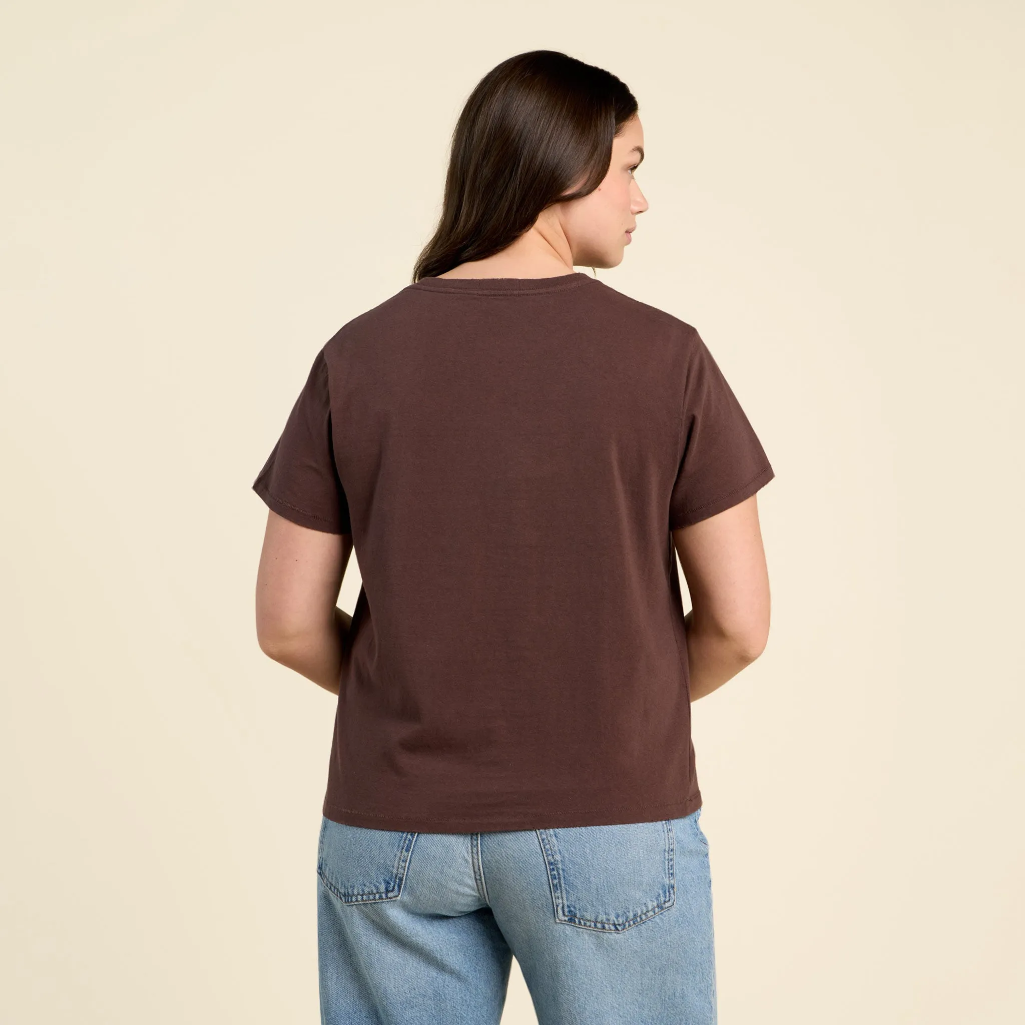 Vintage Cotton Everyday T-Shirt | Coffee sold by nuuds product image thumbnail 4