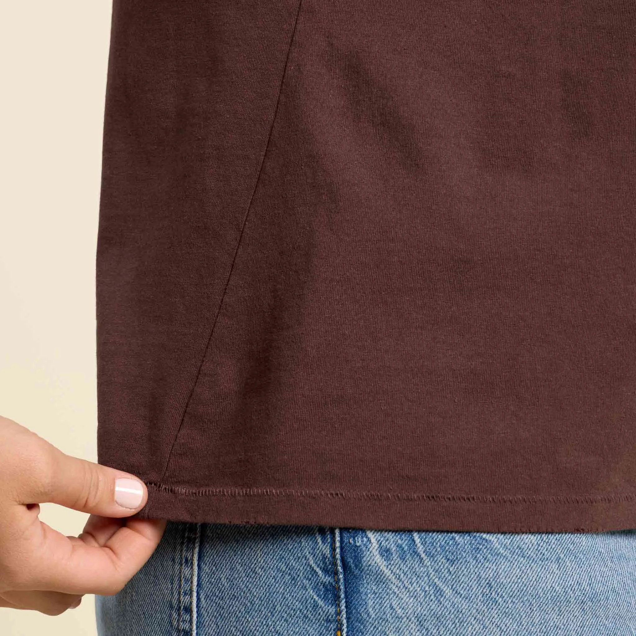 Vintage Cotton Everyday T-Shirt | Coffee sold by nuuds product image thumbnail 5