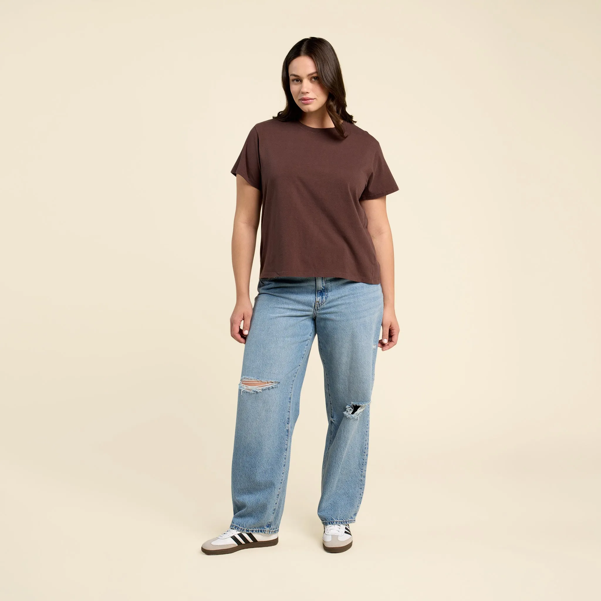 Vintage Cotton Everyday T-Shirt | Coffee sold by nuuds product image thumbnail 2