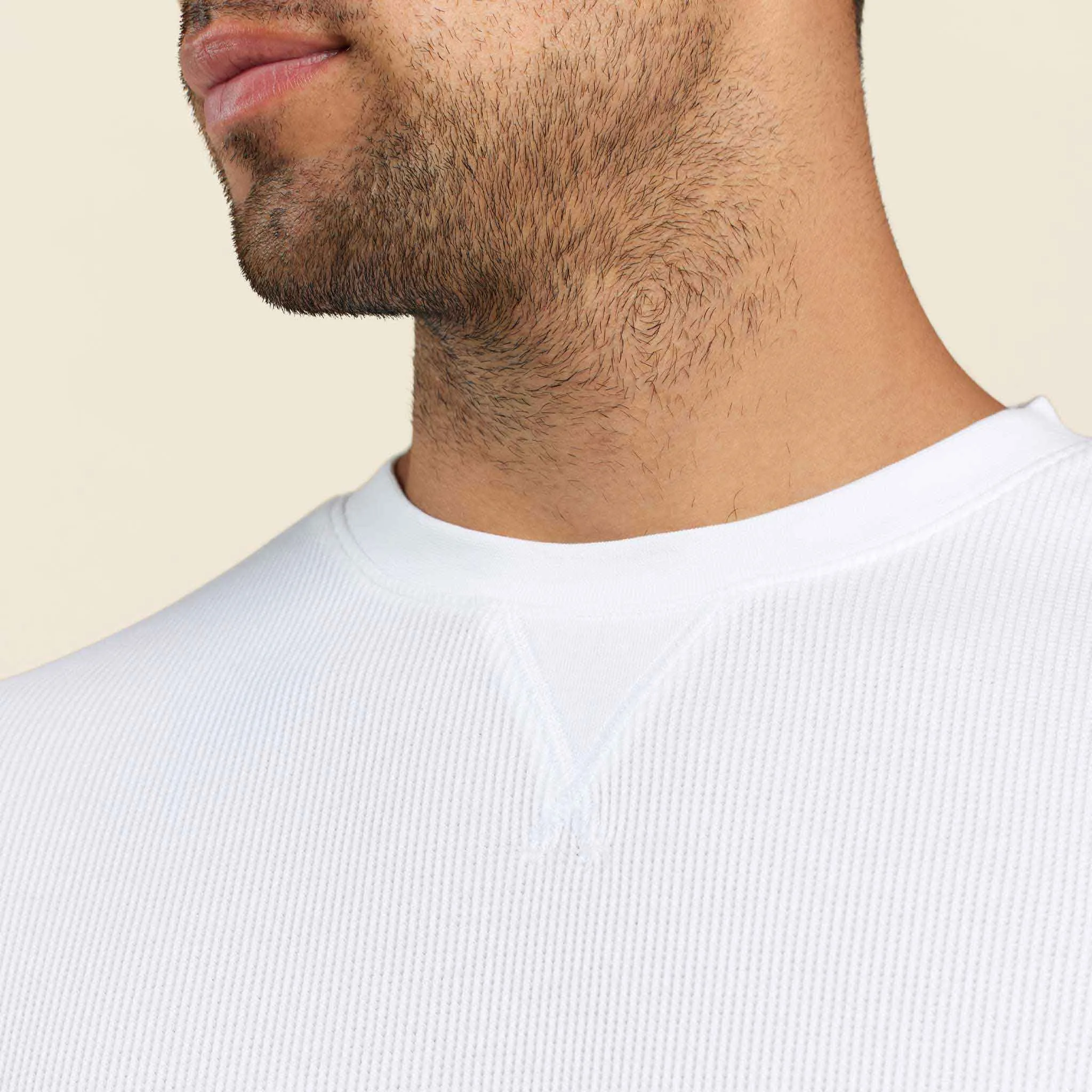 Waffle T-Shirt | White sold by nuuds product image thumbnail 5