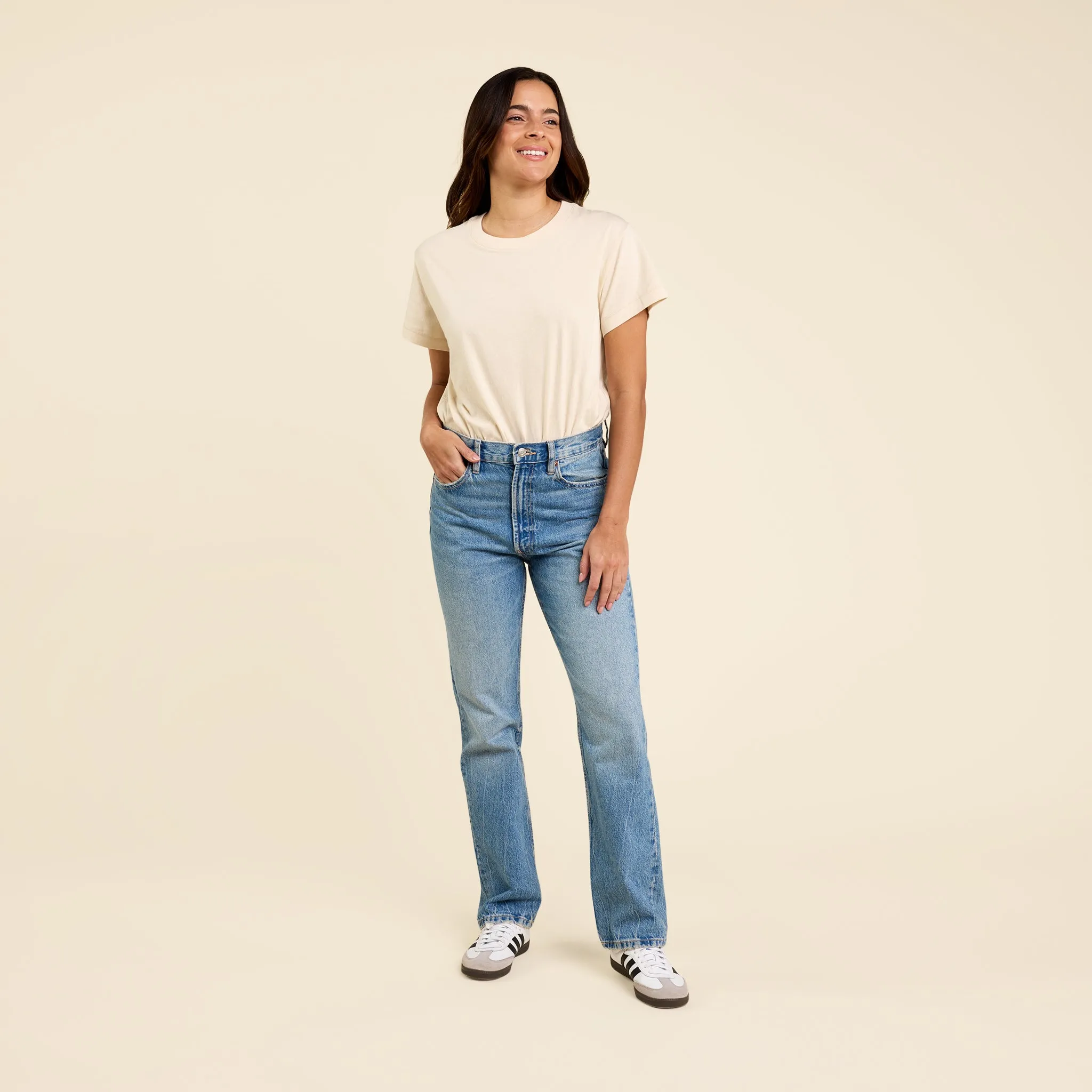 Soft Cotton Everyday T-Shirt Bodysuit | Bone sold by nuuds product image thumbnail 2