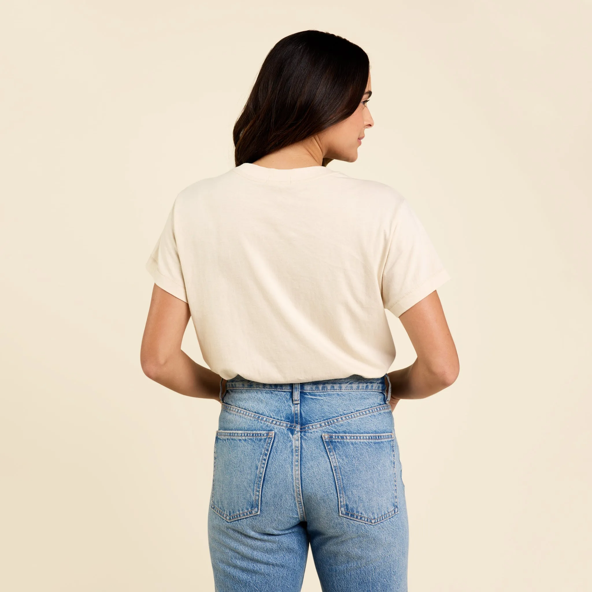 Soft Cotton Everyday T-Shirt Bodysuit | Bone sold by nuuds product image thumbnail 4