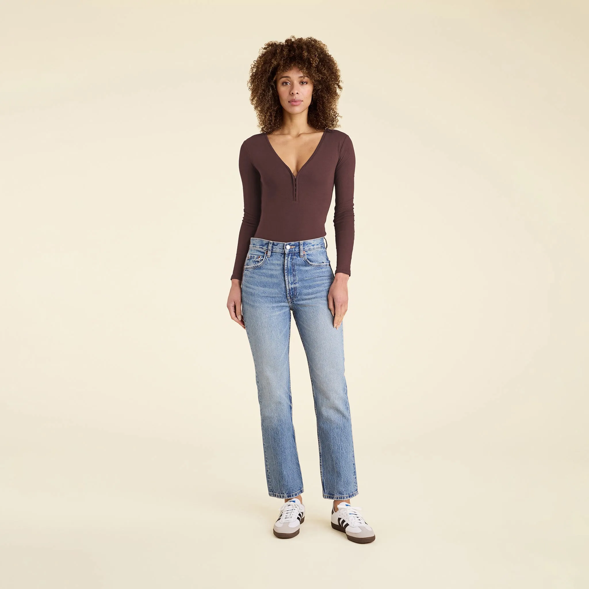 Hook & Eye Bodysuit | Coffee sold by nuuds product image thumbnail 2