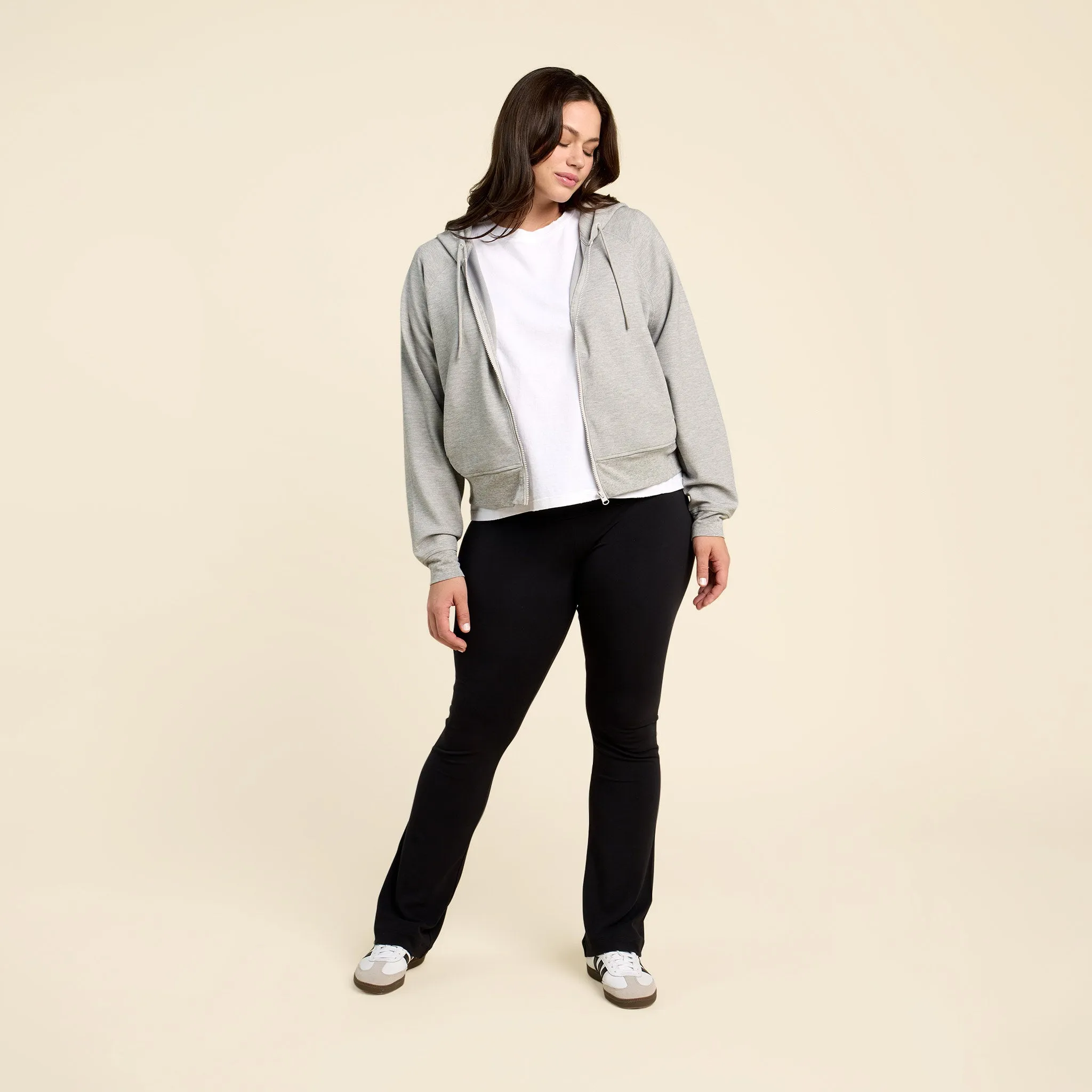 Sporty Waffle Zip Up sold by nuuds product image thumbnail 4