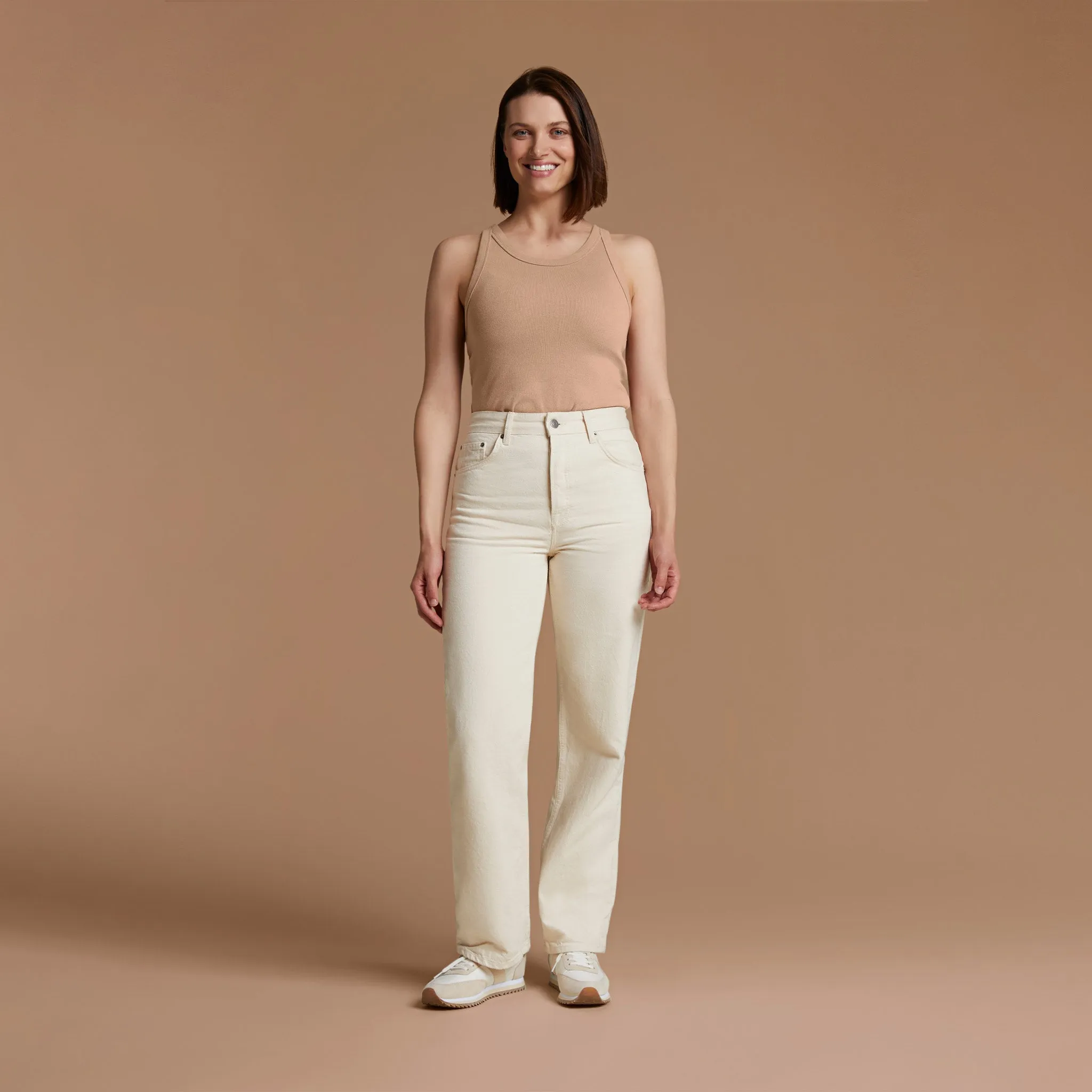 Essential Rib Tank Top | Cinnamon sold by nuuds product image thumbnail 2