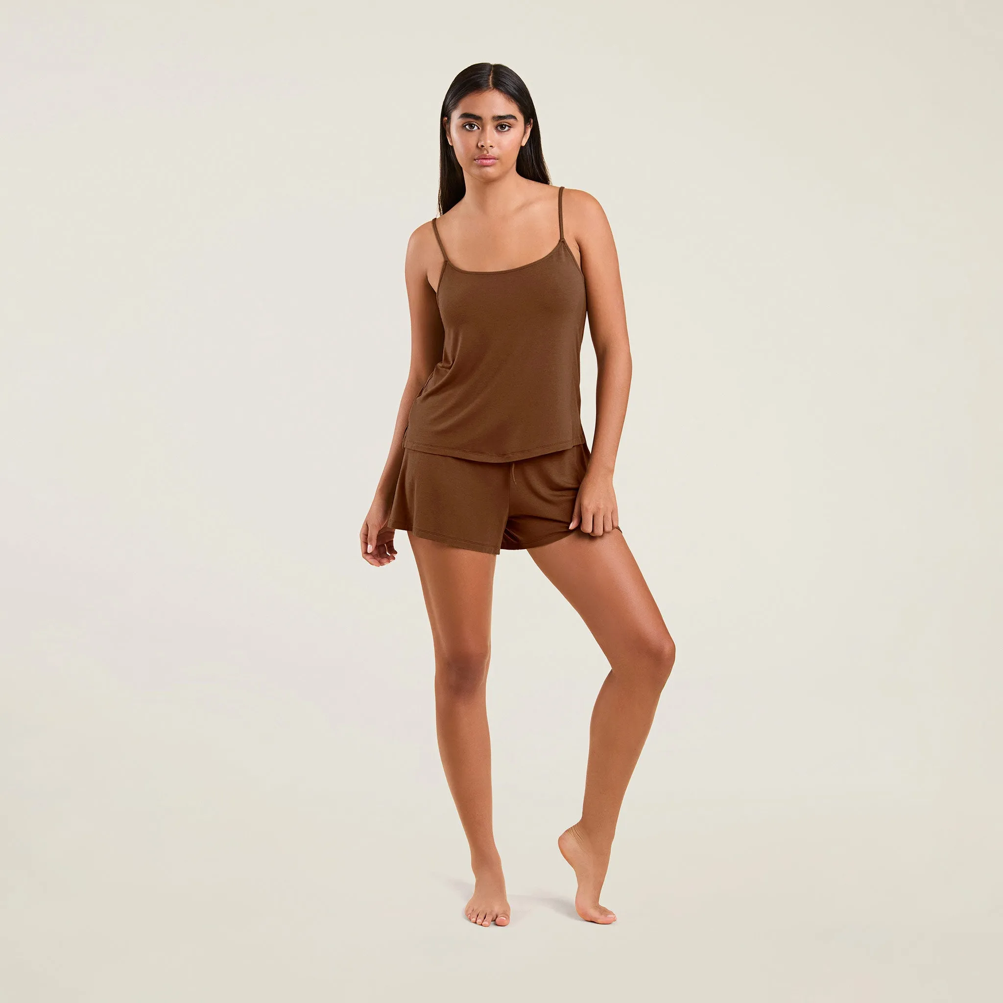 Cami Sleep Set | Chocolate sold by nuuds product image thumbnail 2