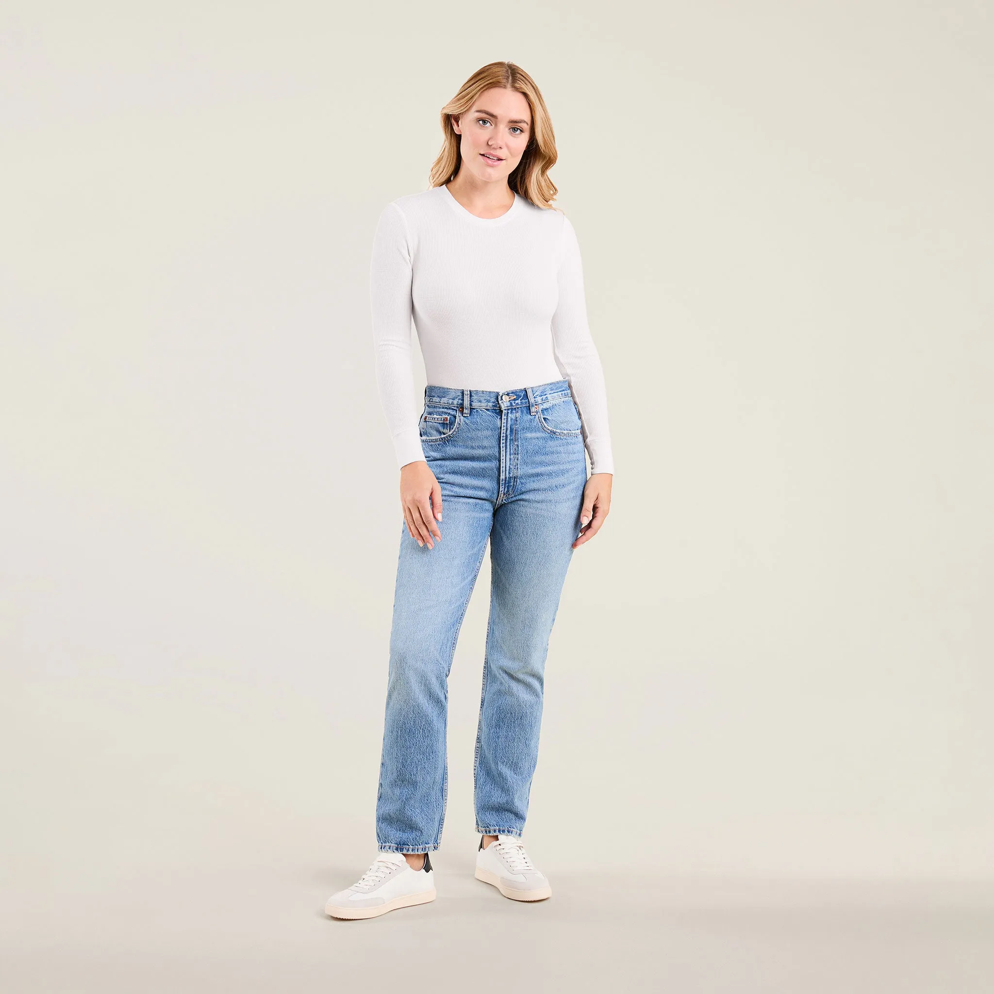 Waffle Bodysuit | White sold by nuuds product image thumbnail 2