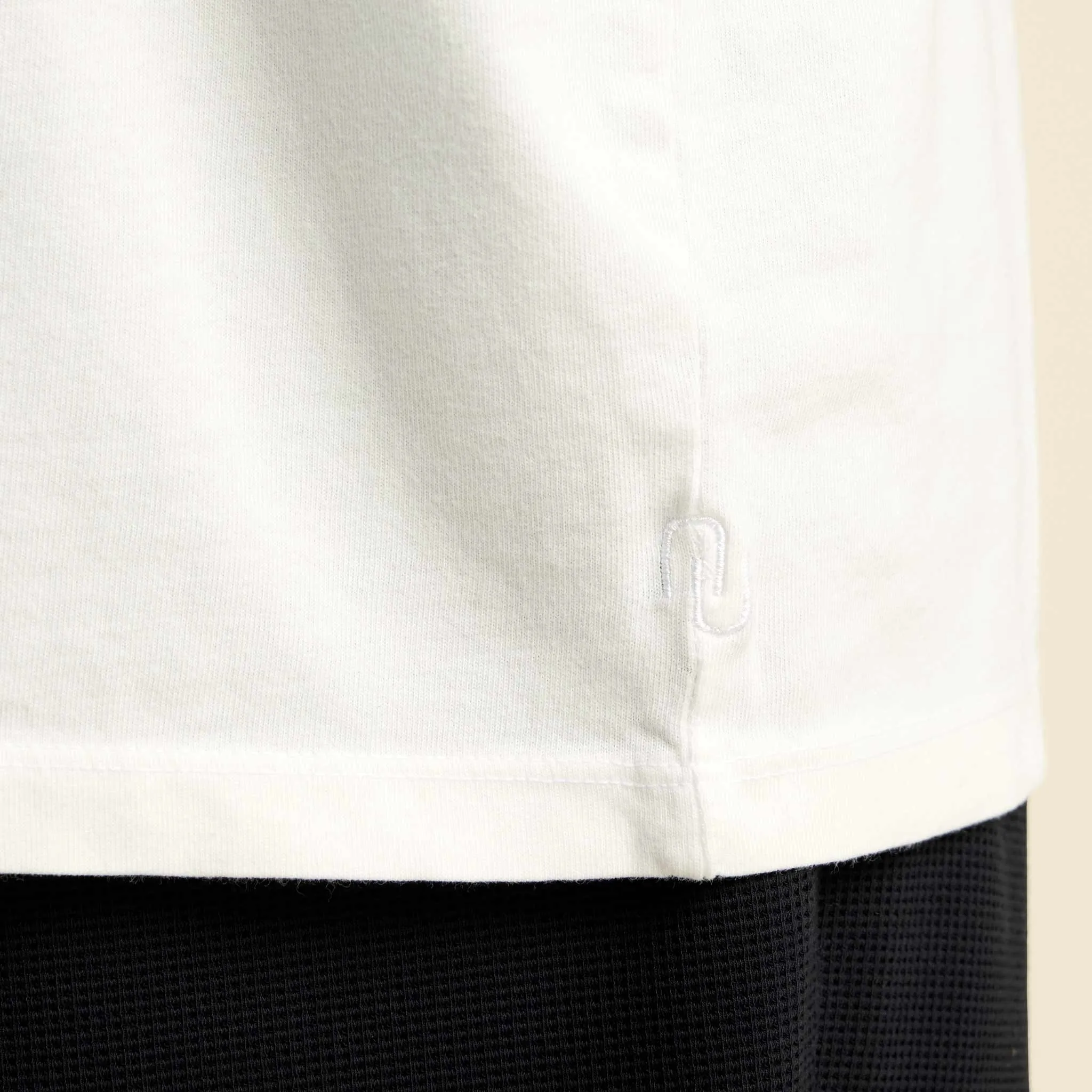 Boxy Tee | White sold by nuuds product image thumbnail 5