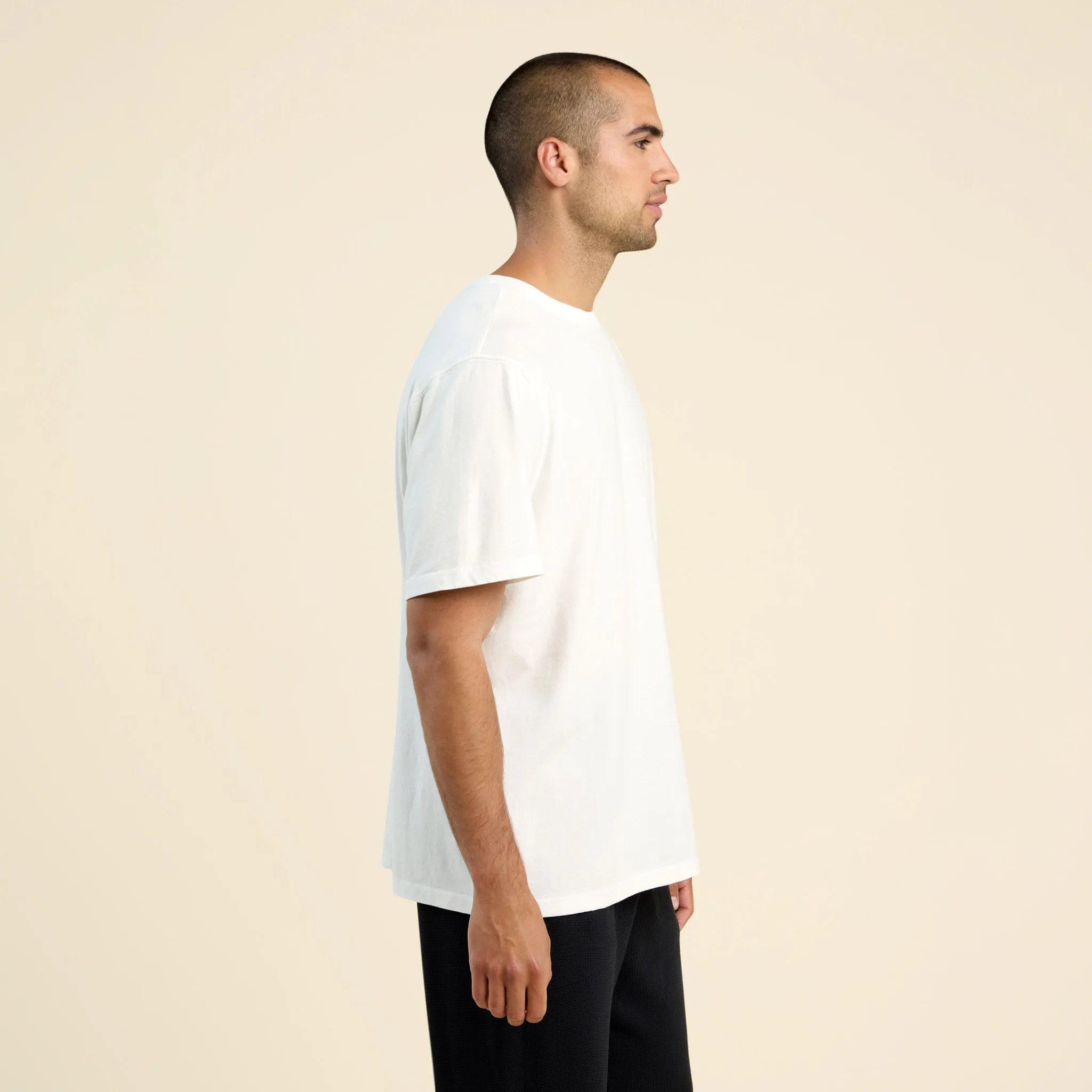 Boxy Tee | White sold by nuuds product image thumbnail 3
