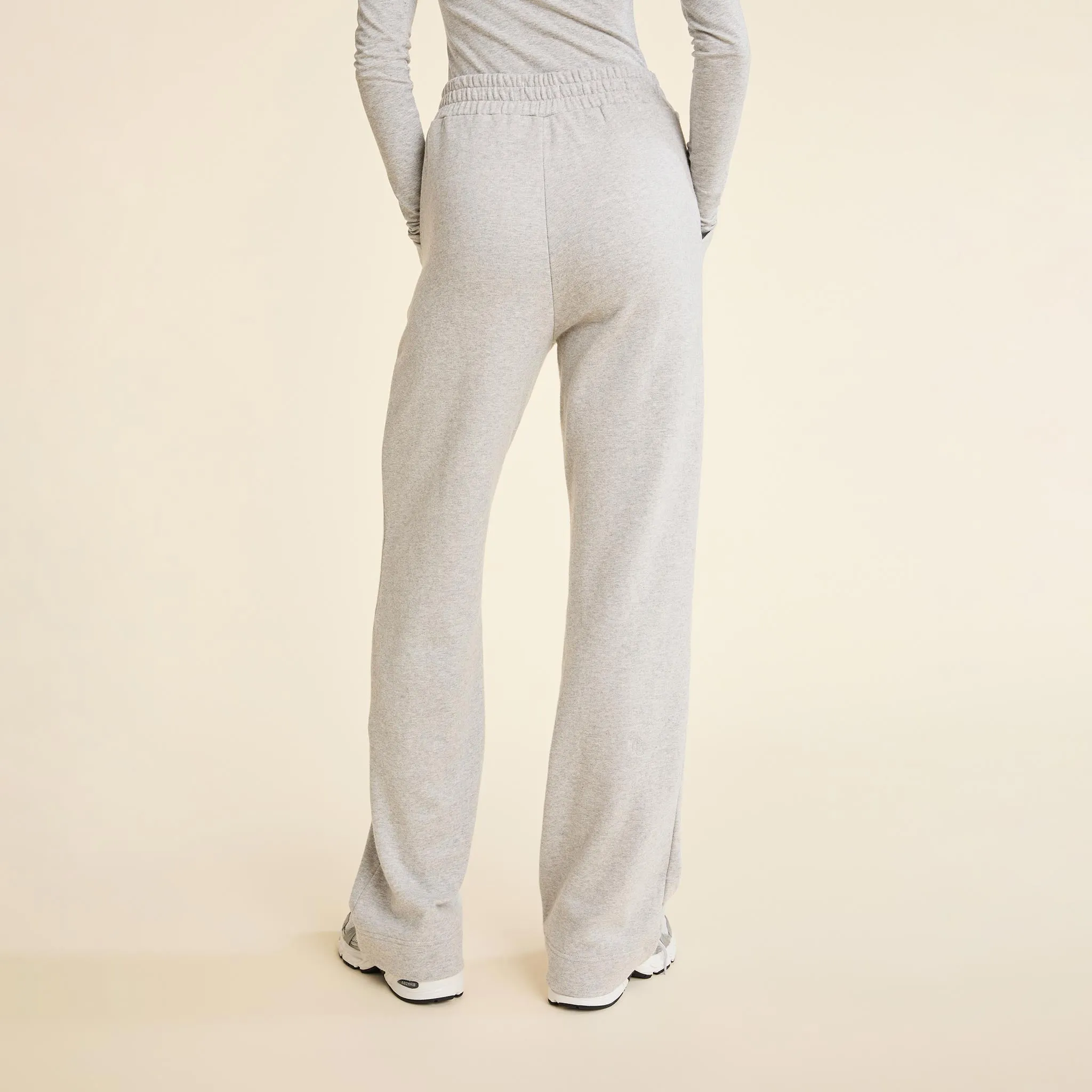 Wide Leg Sweatpant | Heather Grey sold by nuuds product image thumbnail 4