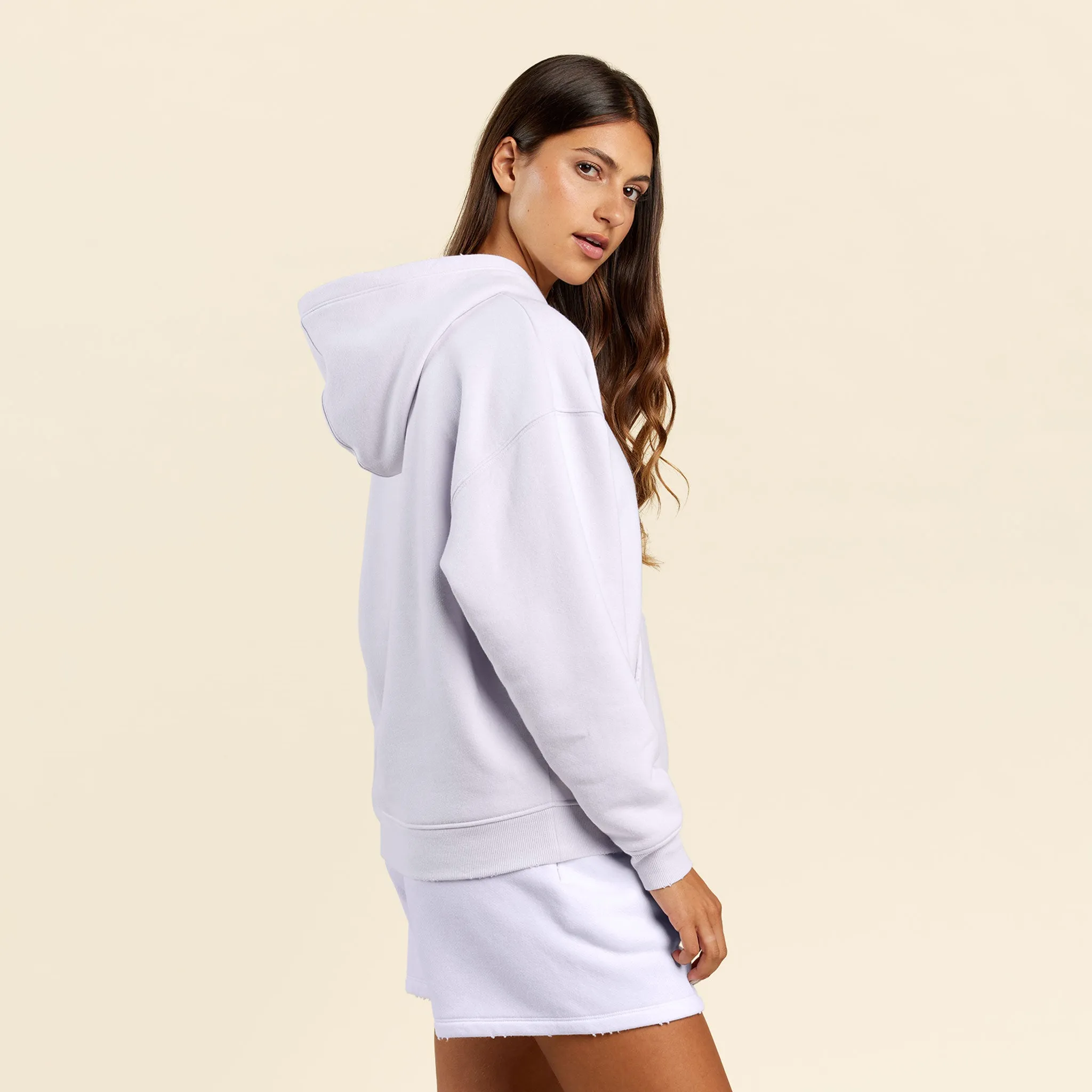 Vintage Fleece Hoodie | Lilac sold by nuuds product image thumbnail 3