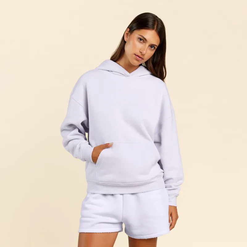 Vintage Fleece Hoodie | Lilac sold by nuuds