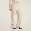 Wide Leg Sweatpant | Bone sold by nuuds