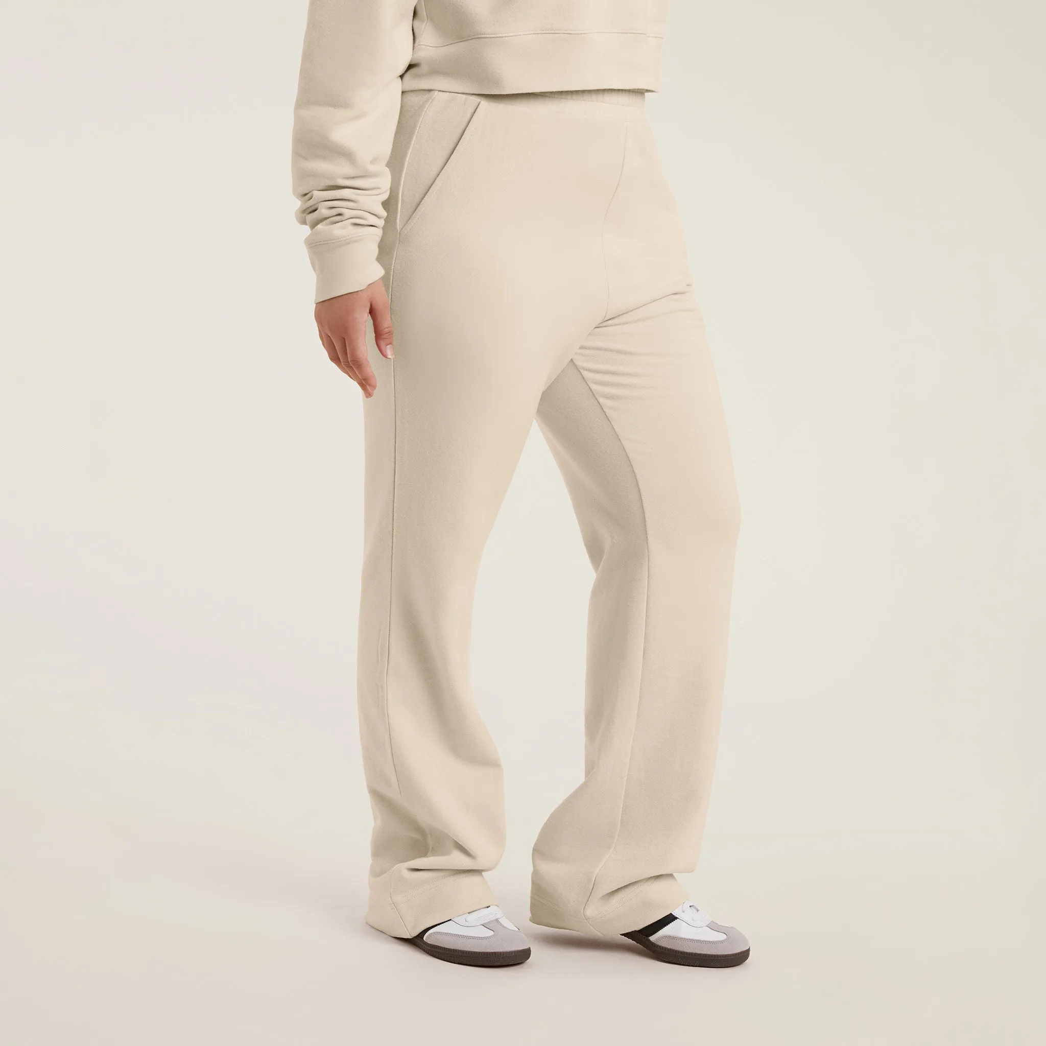 Wide Leg Sweatpant | Bone sold by nuuds product image thumbnail 3