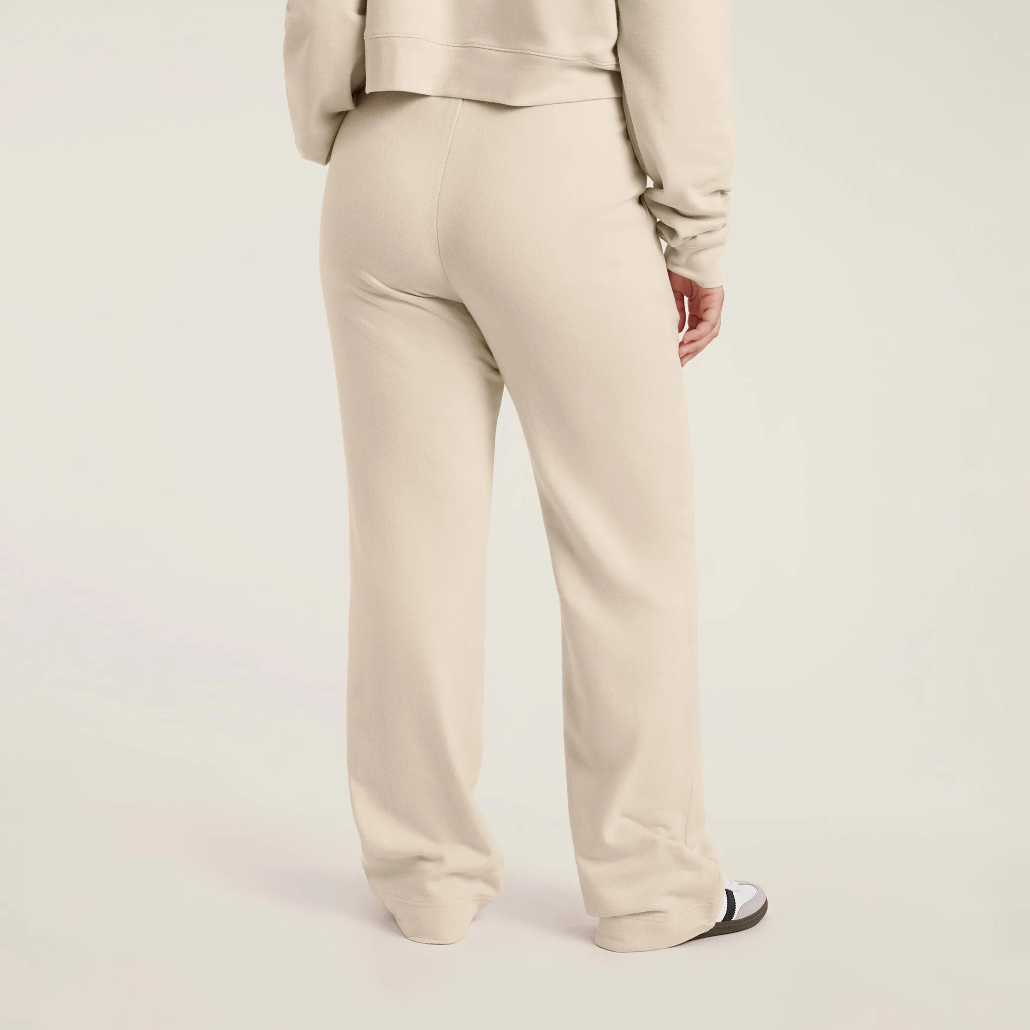 Wide Leg Sweatpant | Bone sold by nuuds product image thumbnail 4