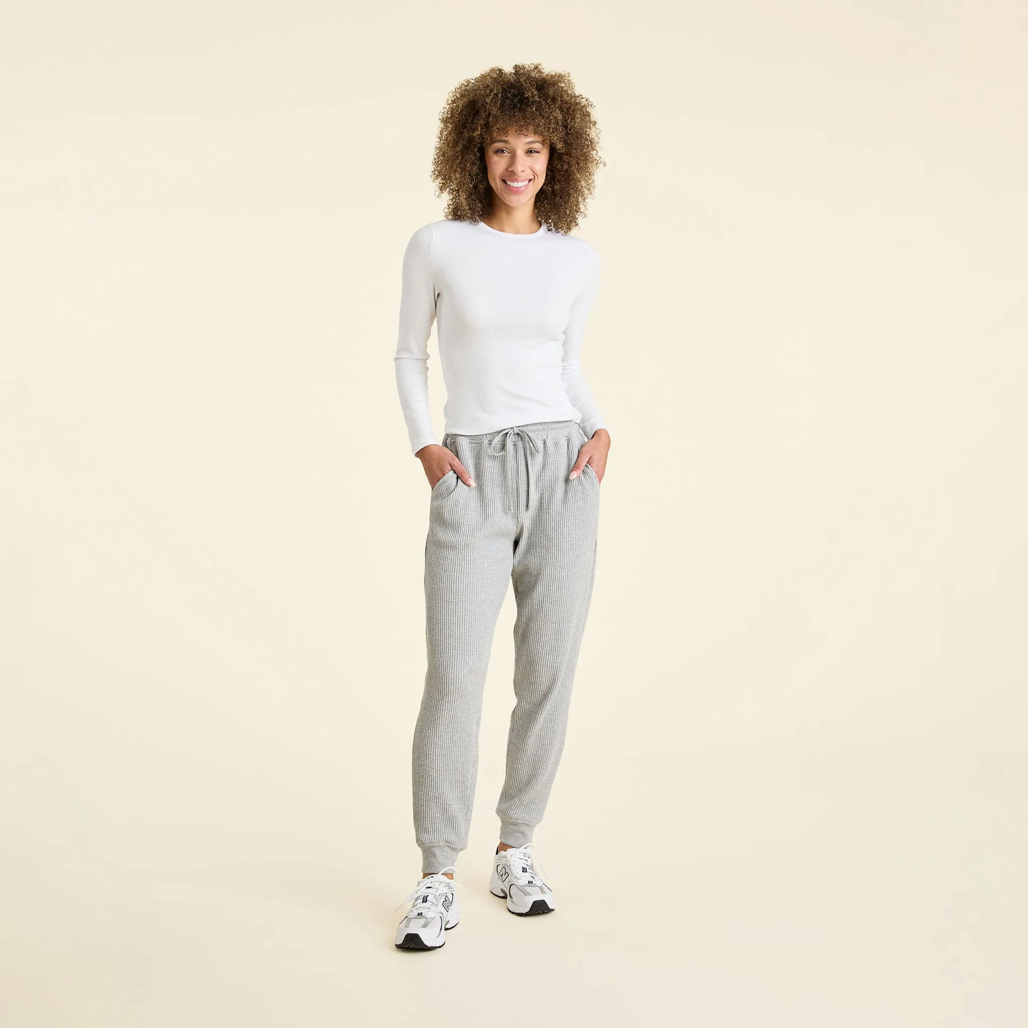 Waffle Jogger | Heather Grey sold by nuuds product image thumbnail 2