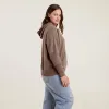 Luxe Knit Hoodie | Mocha sold by nuuds