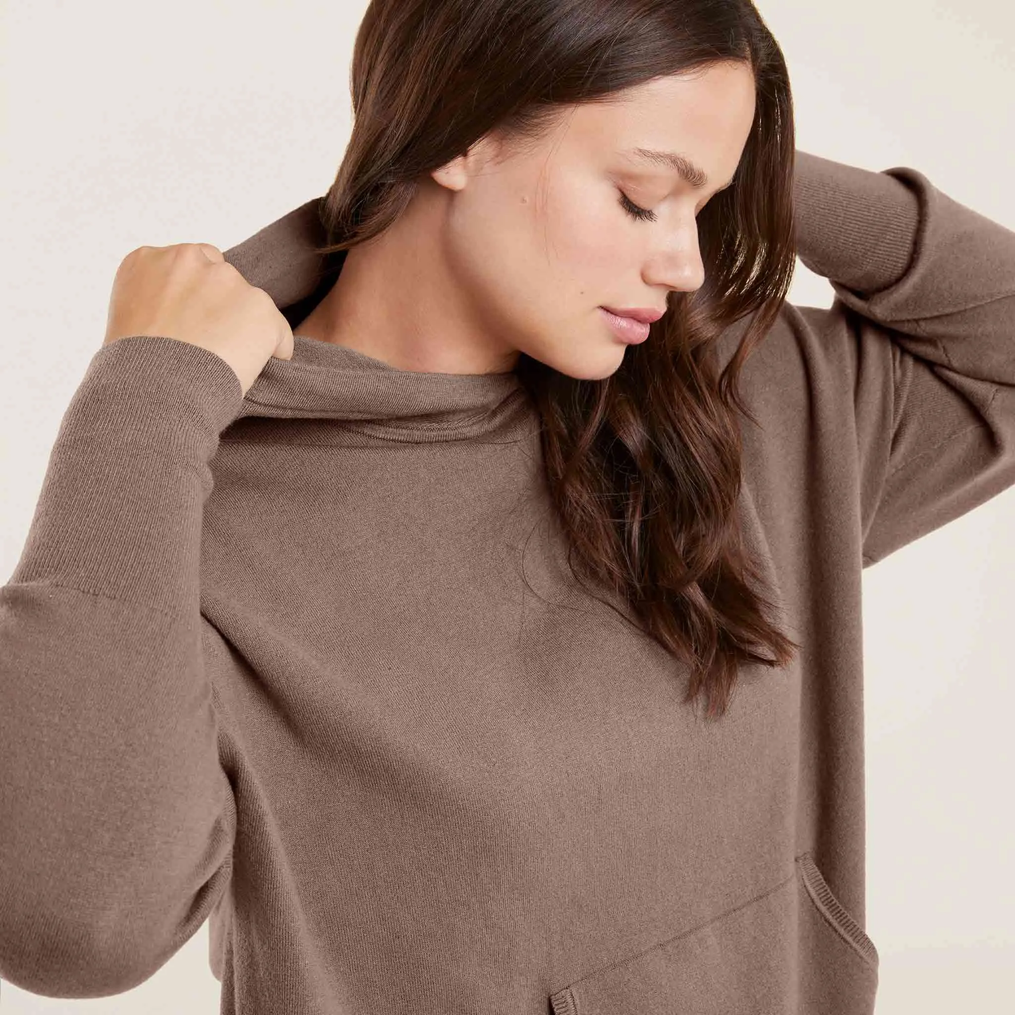 Luxe Knit Hoodie | Mocha sold by nuuds product image thumbnail 5