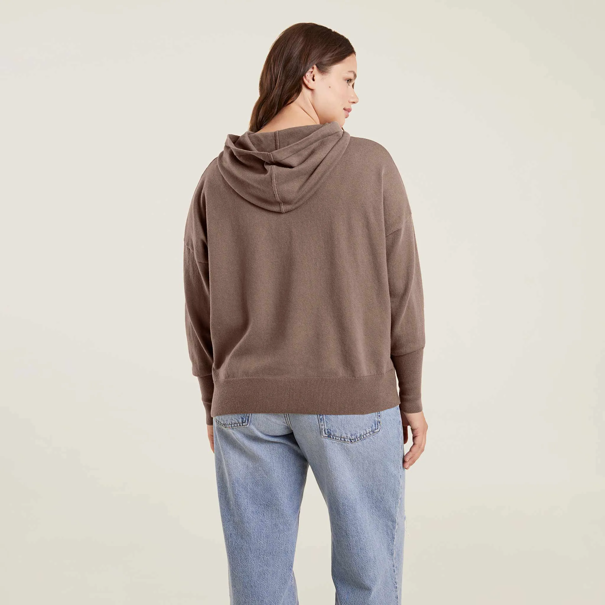 Luxe Knit Hoodie | Mocha sold by nuuds product image thumbnail 4
