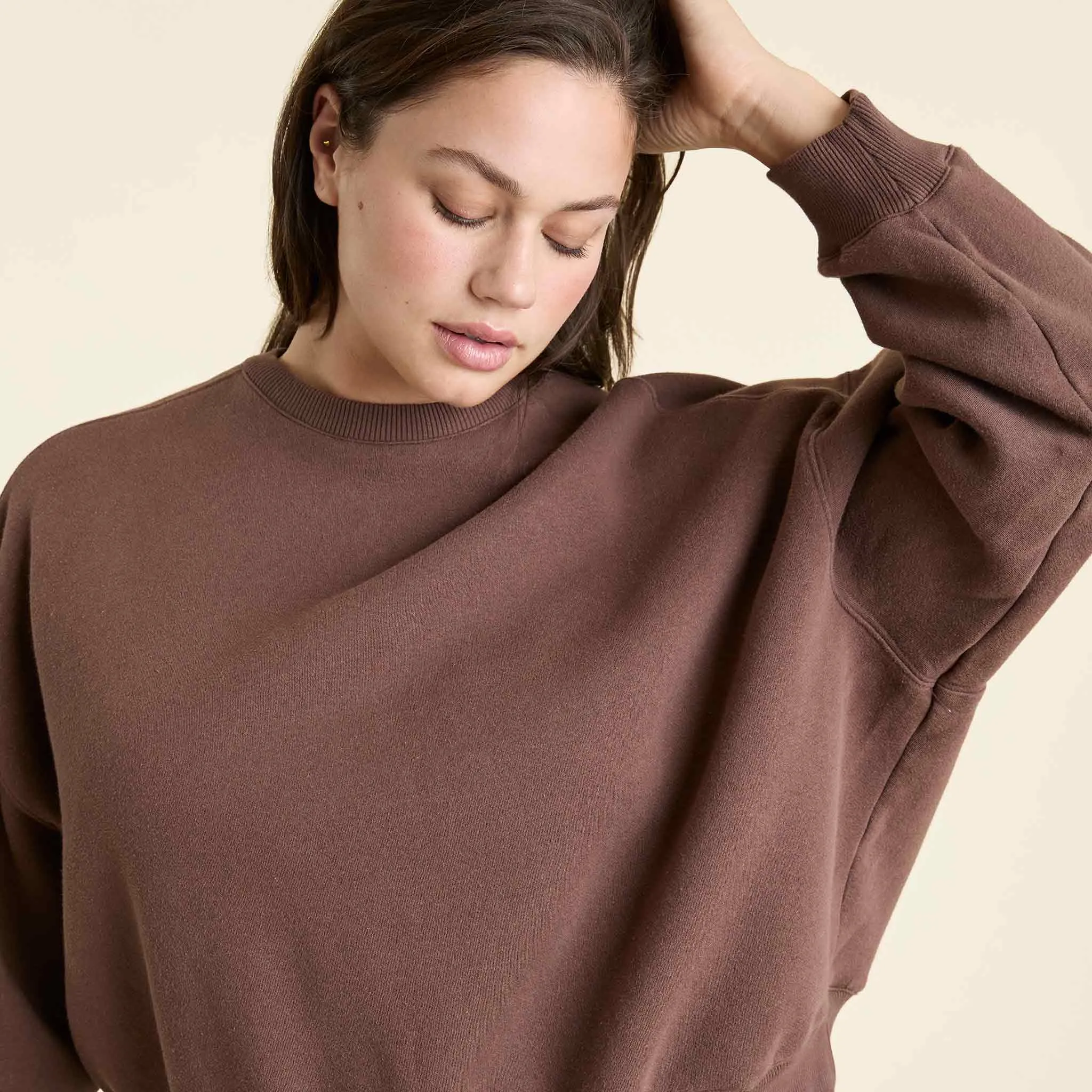 Classic Crewneck Sweatshirt | Coffee sold by nuuds product image thumbnail 5