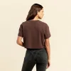 Vintage Cotton Cropped Tee sold by nuuds