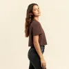 Vintage Cotton Cropped Tee sold by nuuds