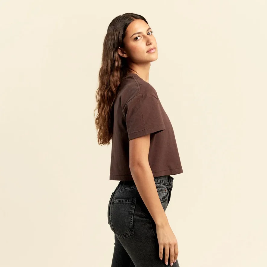 Vintage Cotton Cropped Tee sold by nuuds product image thumbnail 2