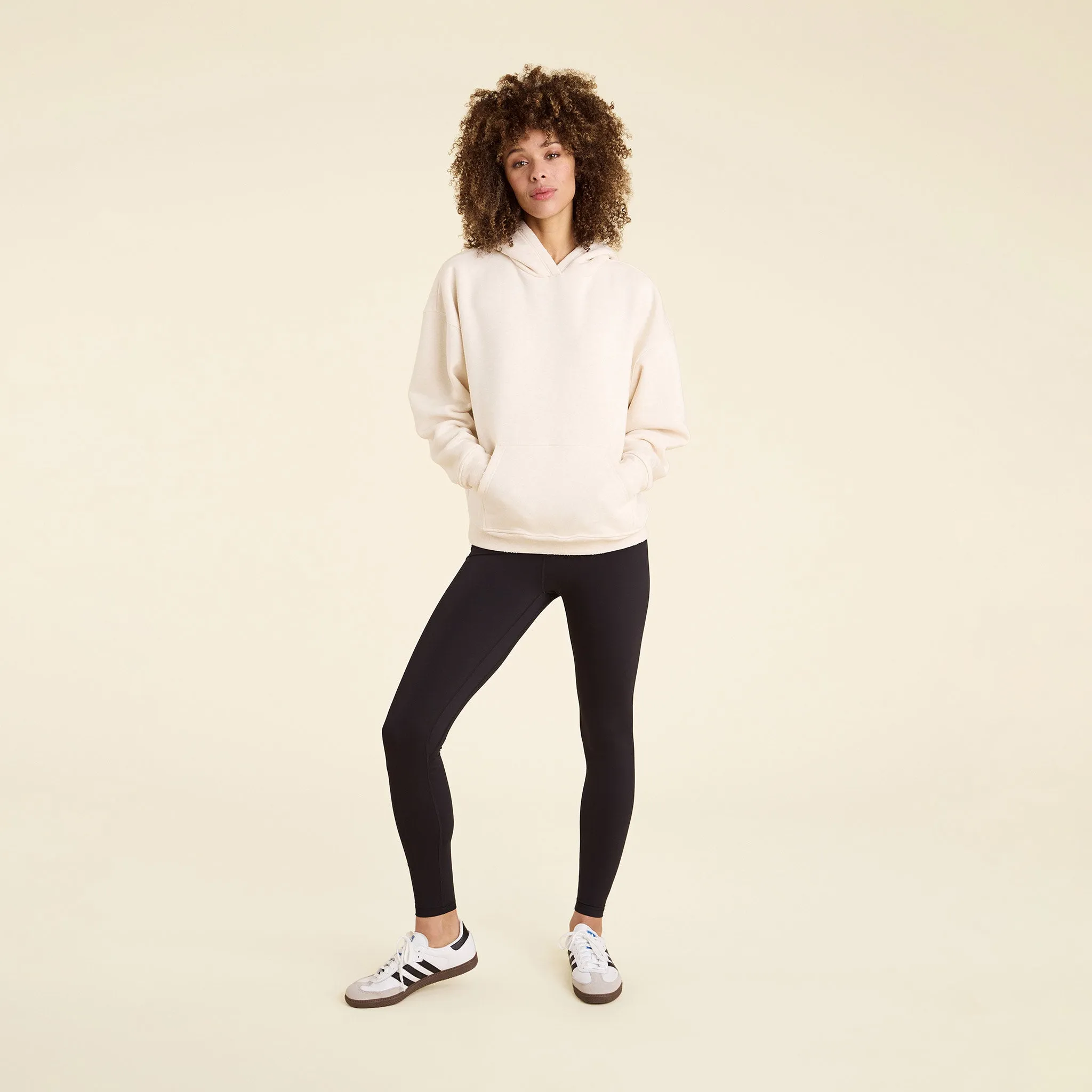 Vintage Fleece Hoodie | Heather Bone sold by nuuds product image thumbnail 2