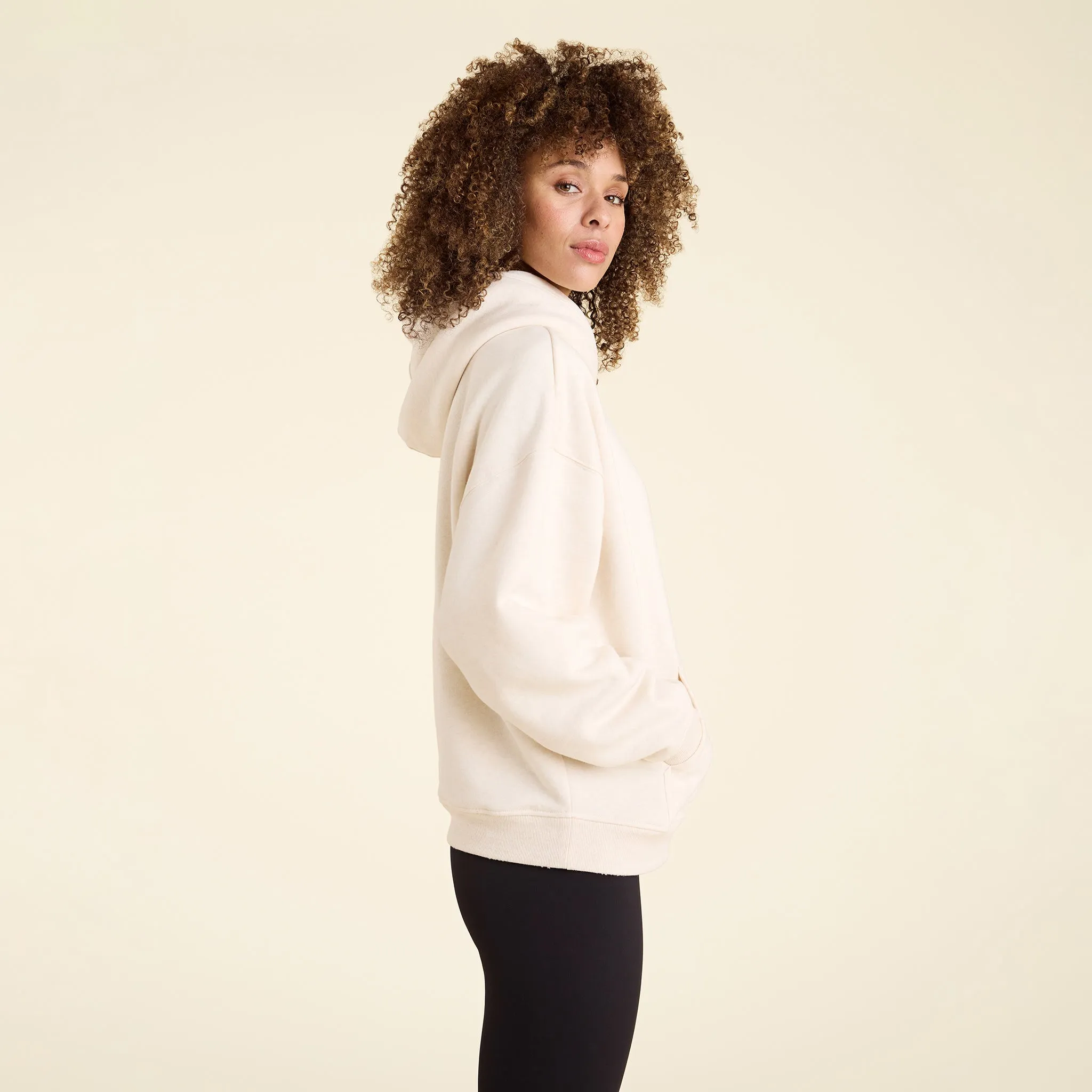 Vintage Fleece Hoodie | Heather Bone sold by nuuds product image thumbnail 3