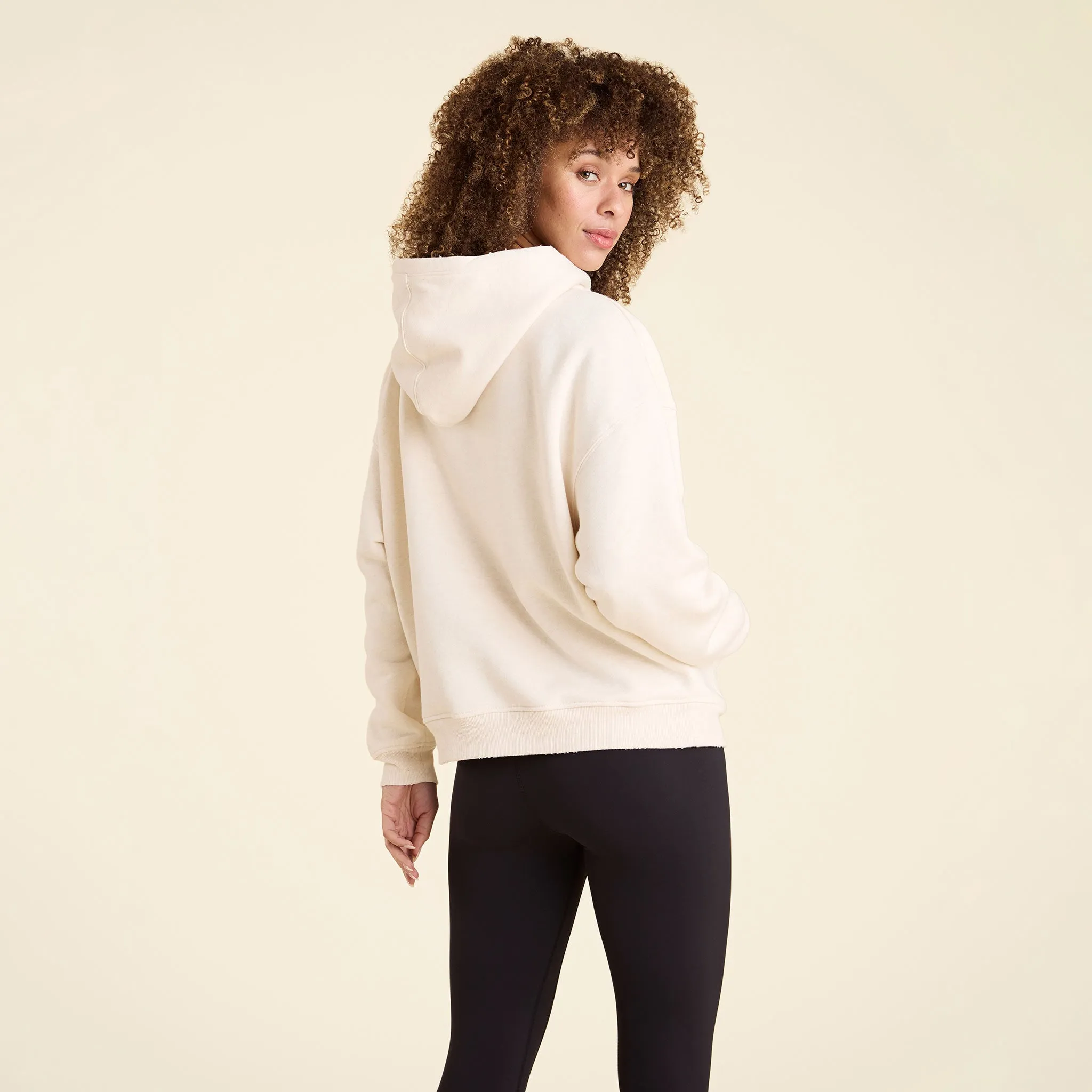 Vintage Fleece Hoodie | Heather Bone sold by nuuds product image thumbnail 4