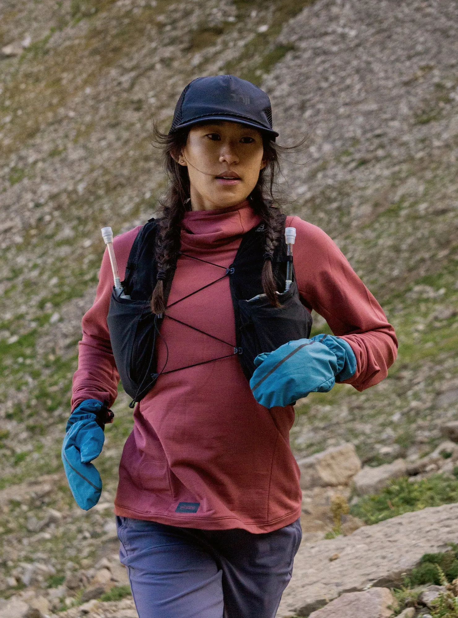 W's Rover Merino Hoodie sold by Janji