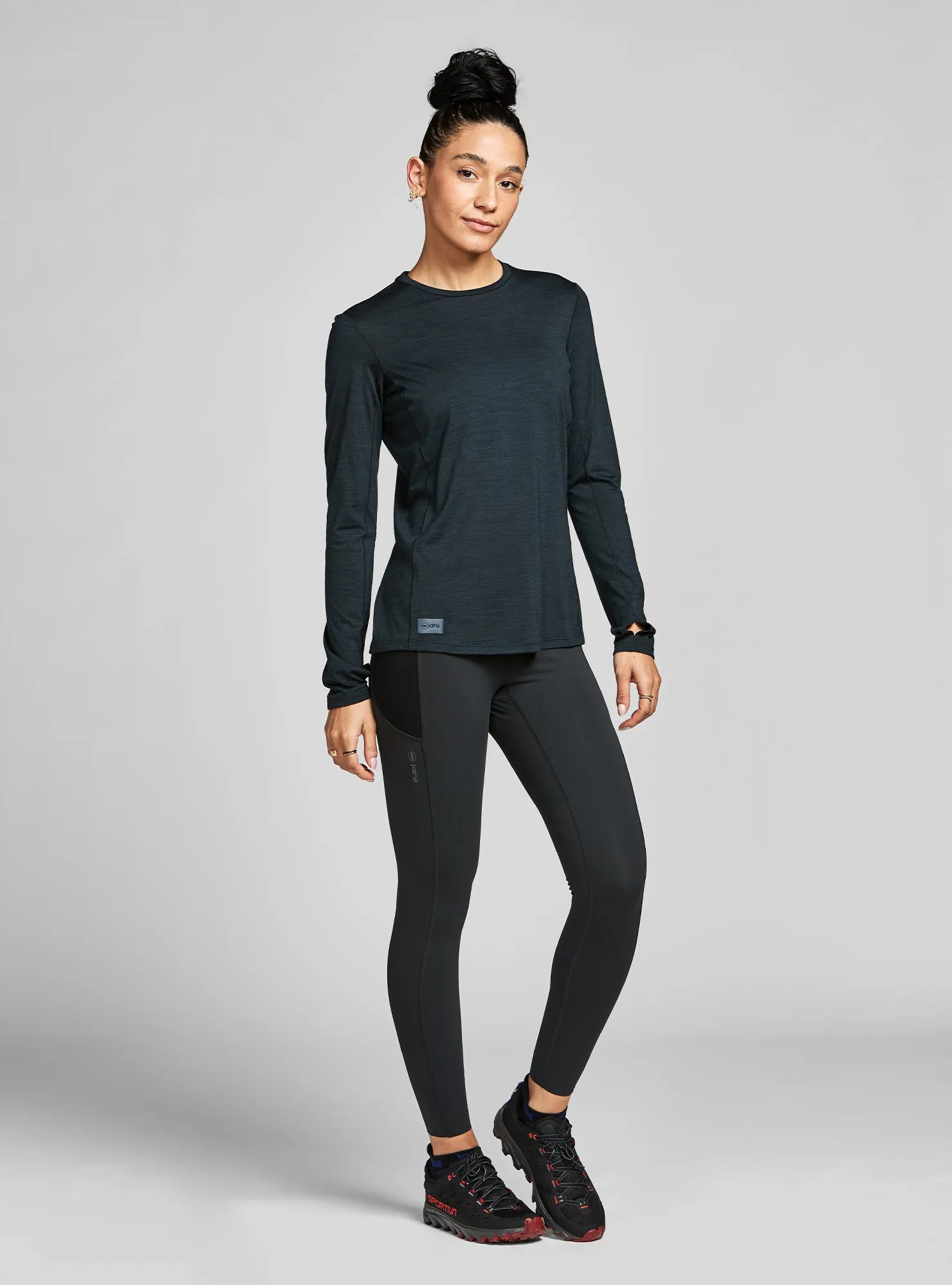 W's Repeat Merino Long Sleeve sold by Janji product image thumbnail 3