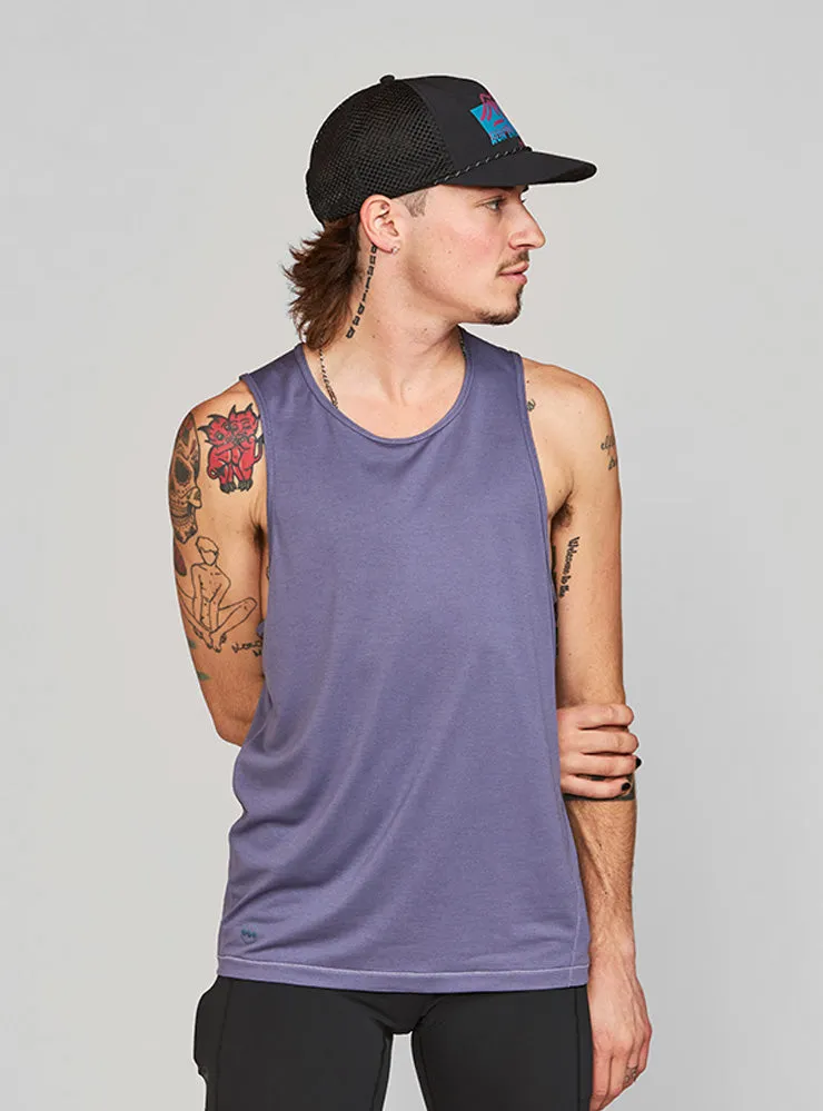 M's Run All Day Tank sold by Janji