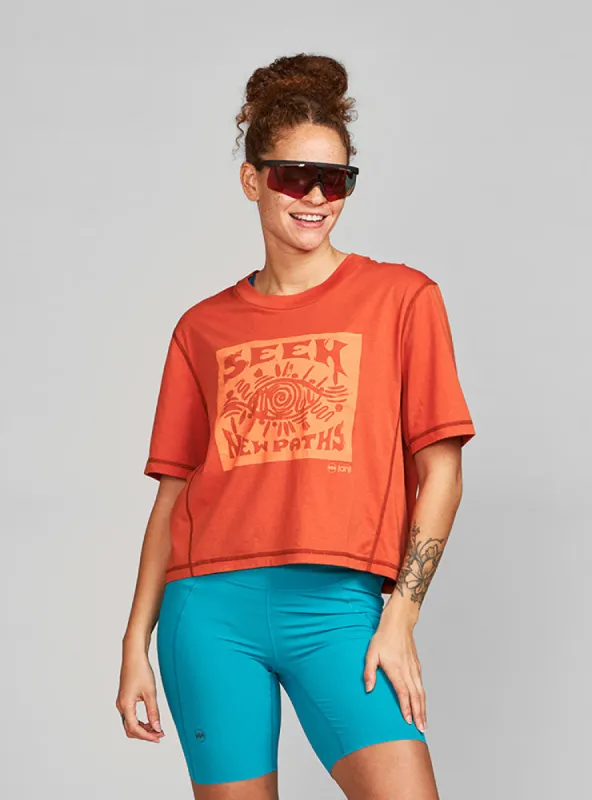 W's Runterra Bio Boxy Tee sold by Janji