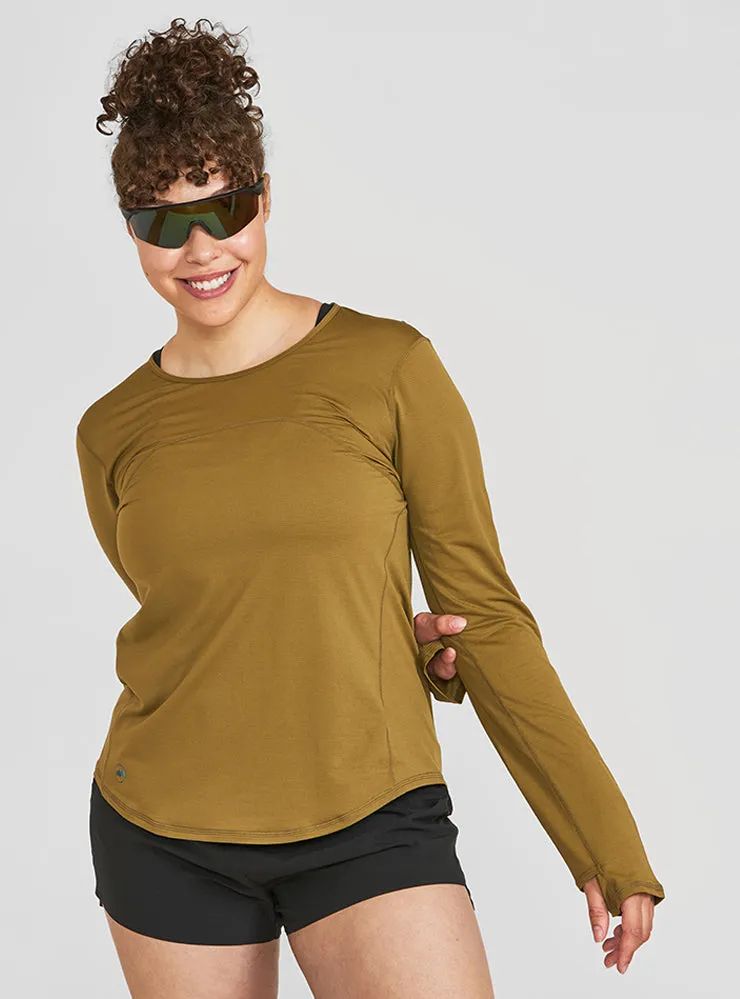 W's Helio Tech Long Sleeve sold by Janji