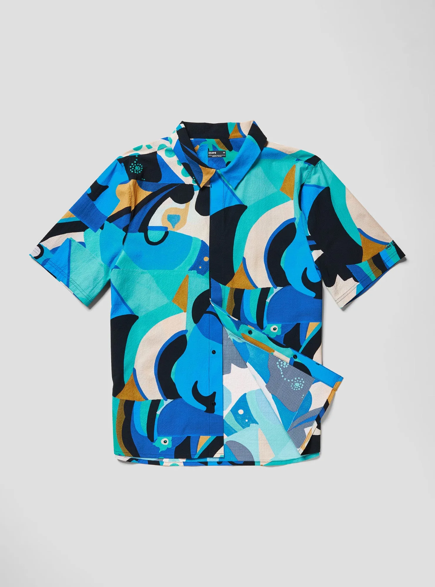 M's Trekker Snappy Shirt sold by Janji