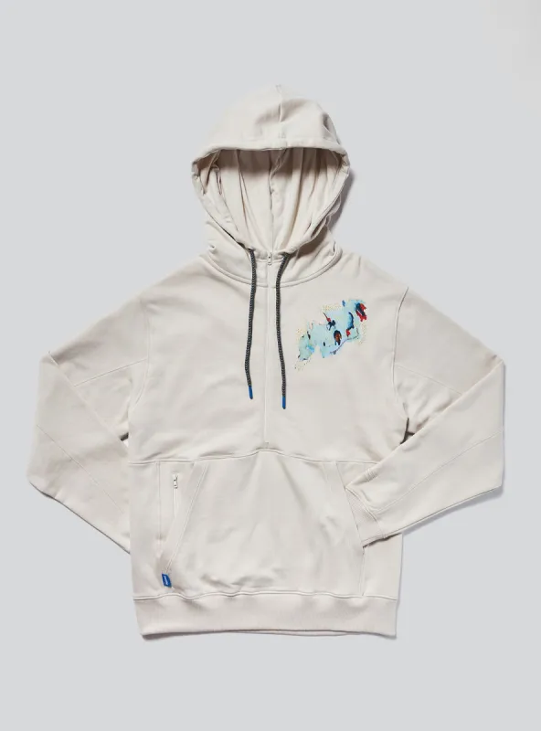 Unisex Runaround Half-Zip Hoodie sold by Janji